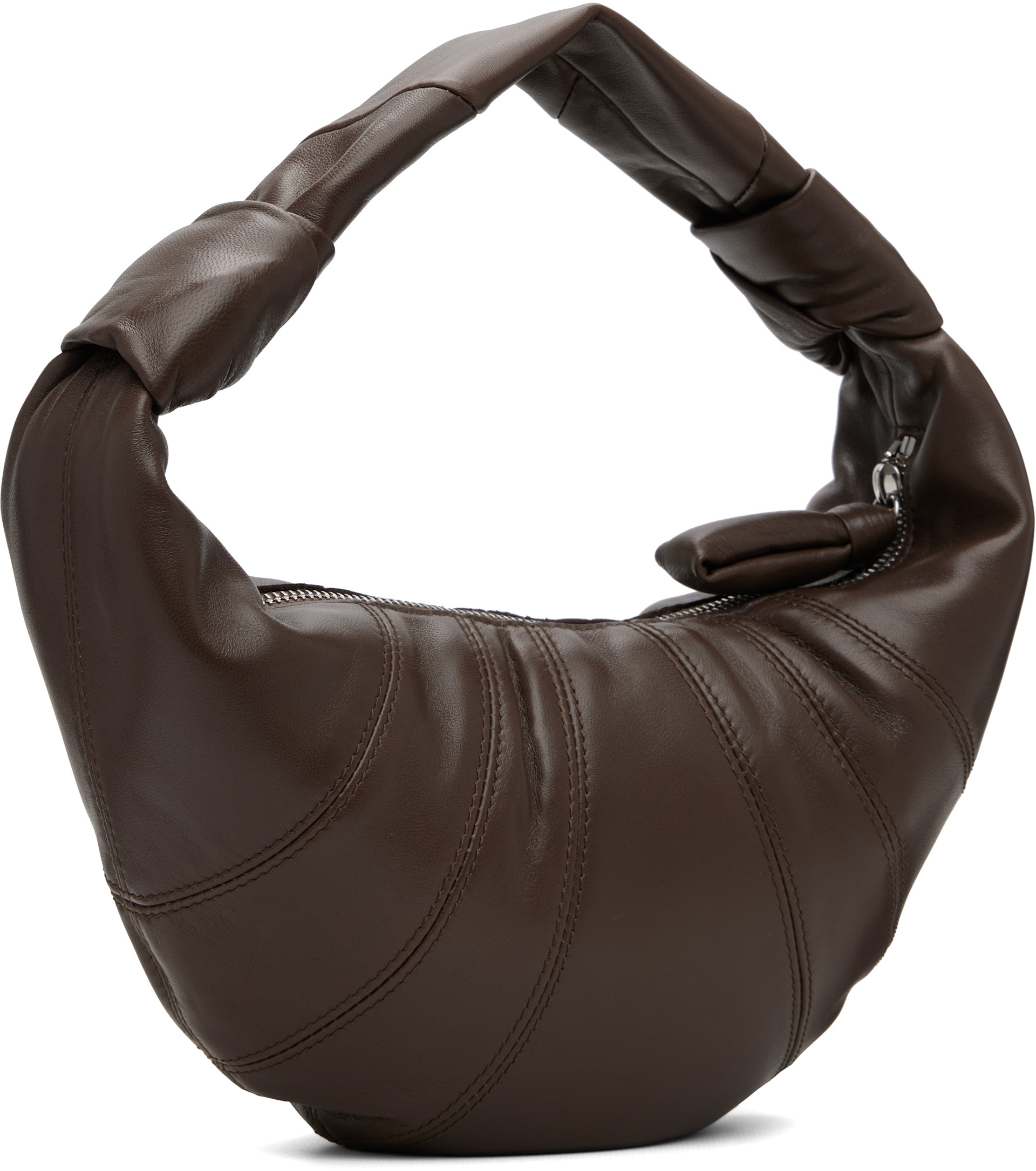 バッグ LEMAIRE mini fortune croissant bag LEMAIRE: Brown Mini Fortune Croissant Bag | SSENSE
