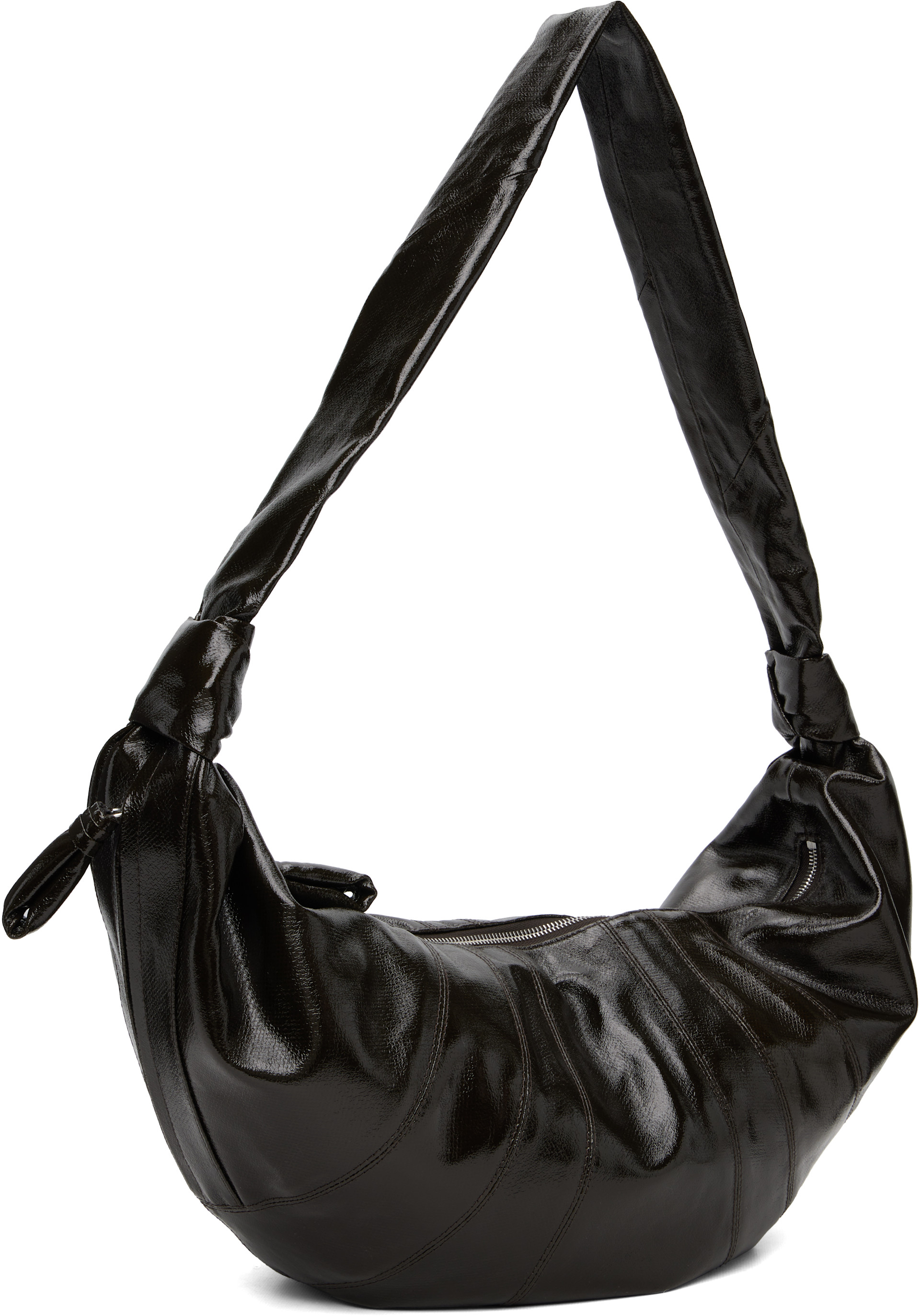 LEMAIRE - Grand sac Croissant vert