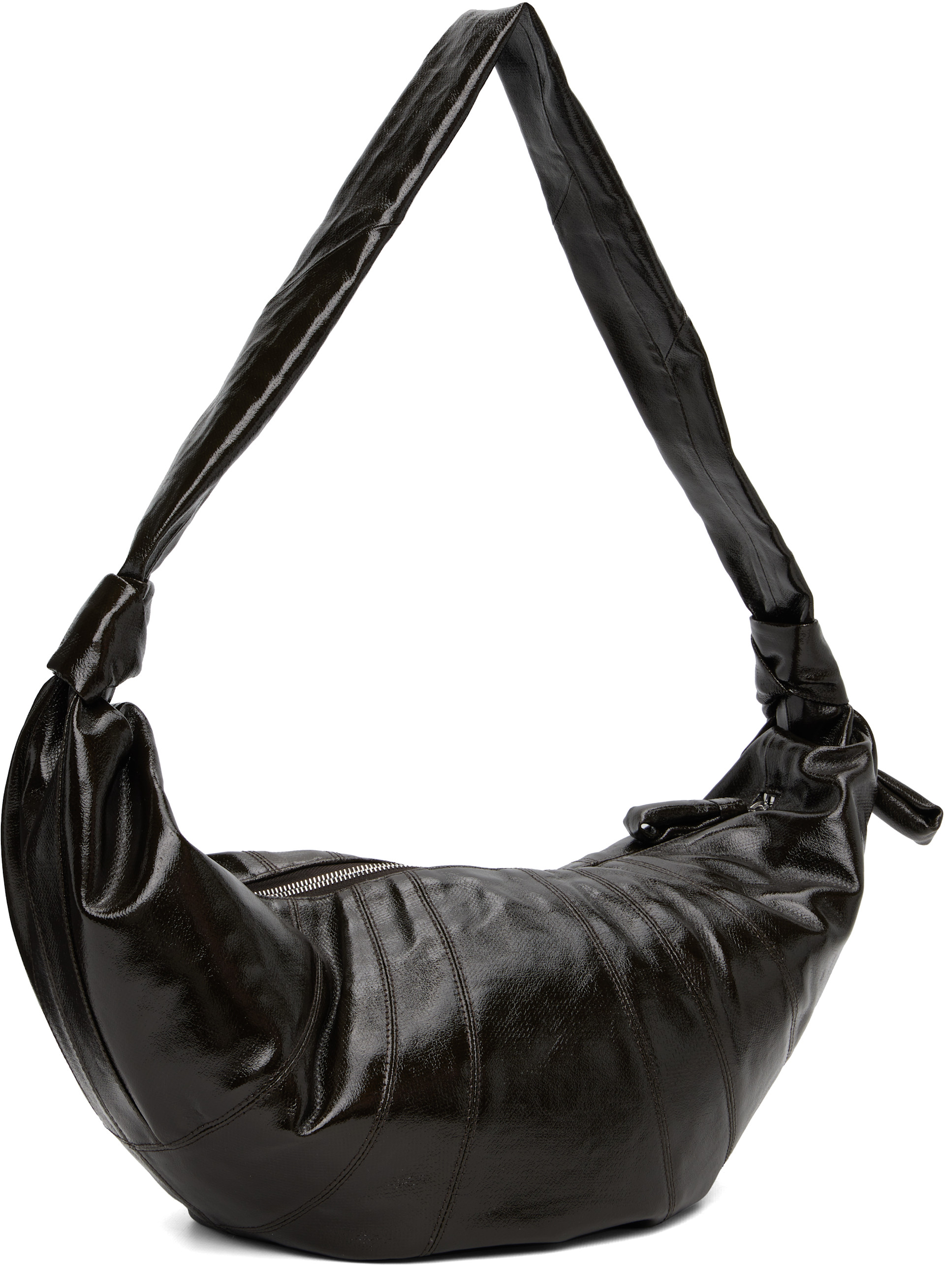 LEMAIRE - Grand sac Croissant vert
