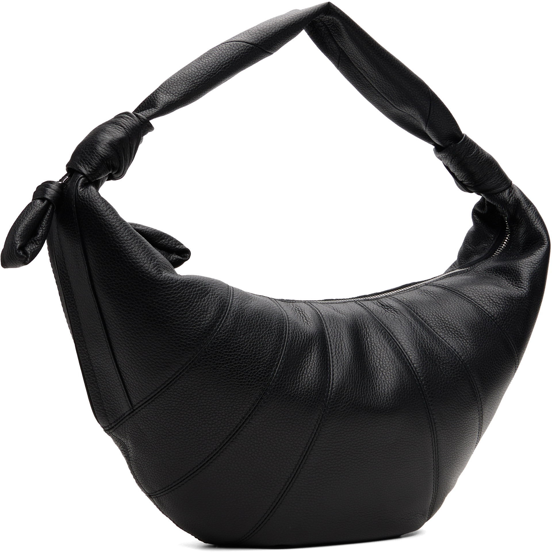 LEMAIRE: Black Fortune Croissant Bag | SSENSE