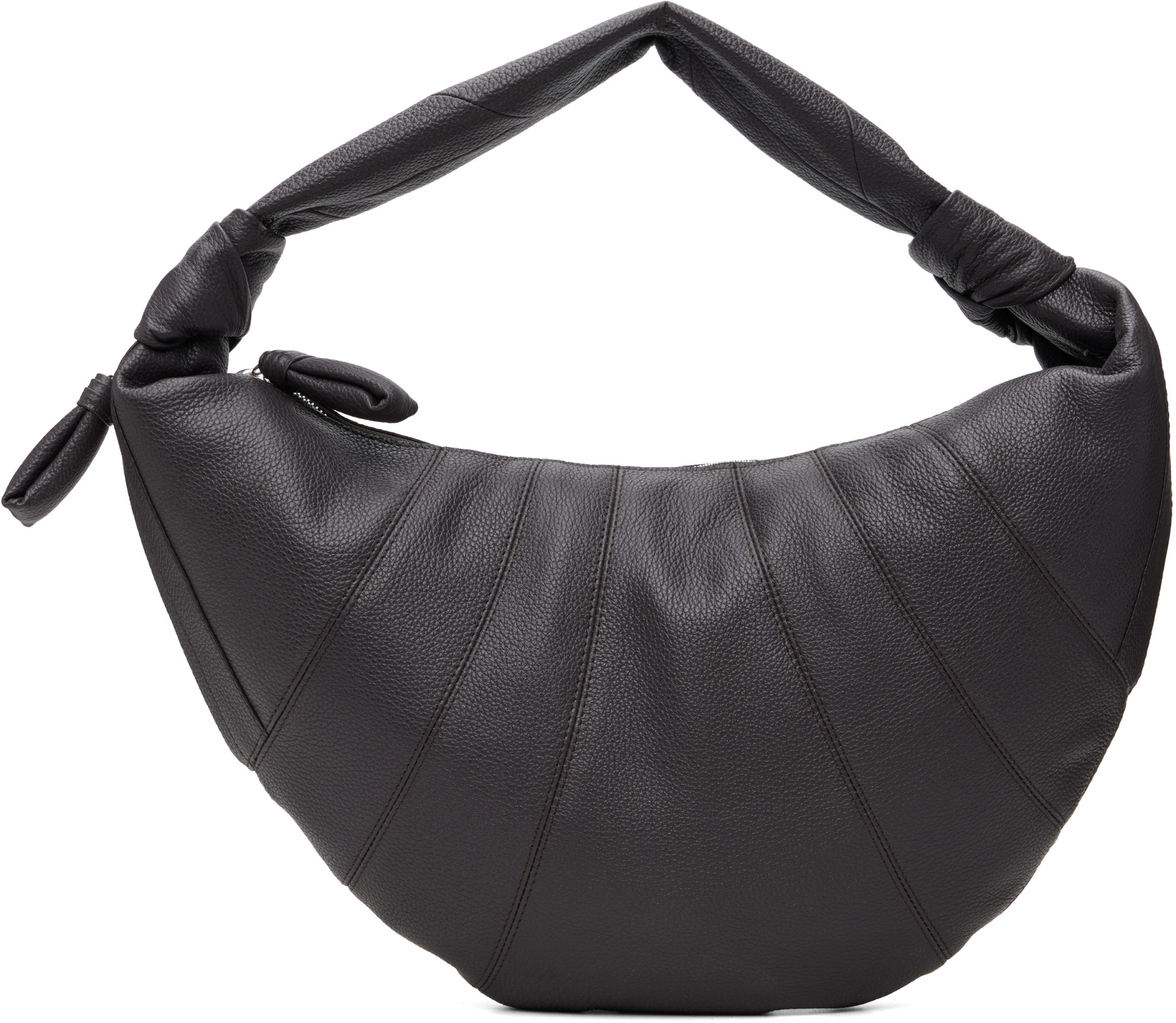 LEMAIRE - Sac Fortune Croissant brun