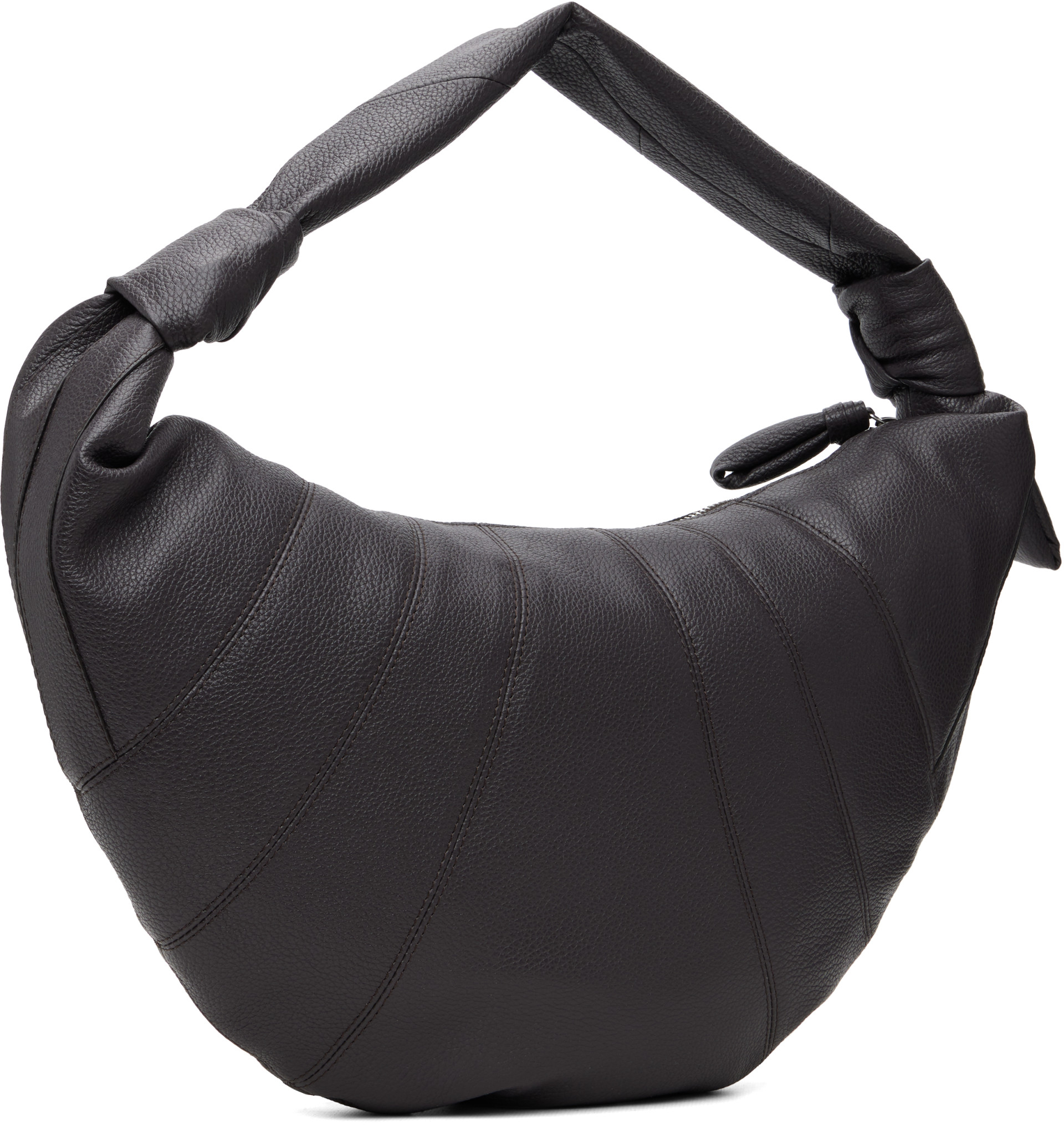 LEMAIRE - Sac Fortune Croissant brun