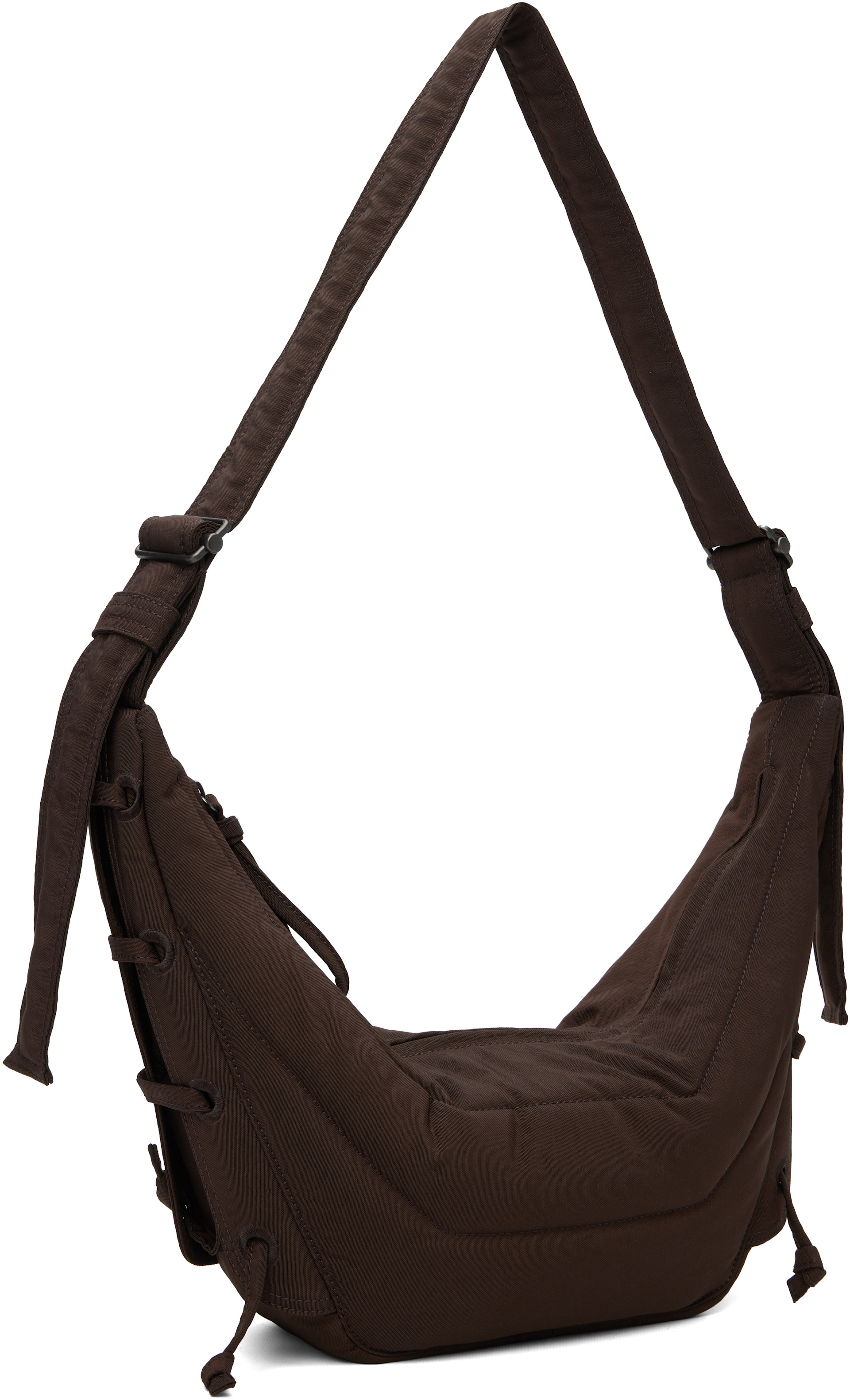LEMAIRE - Petit sac Soft Game brun