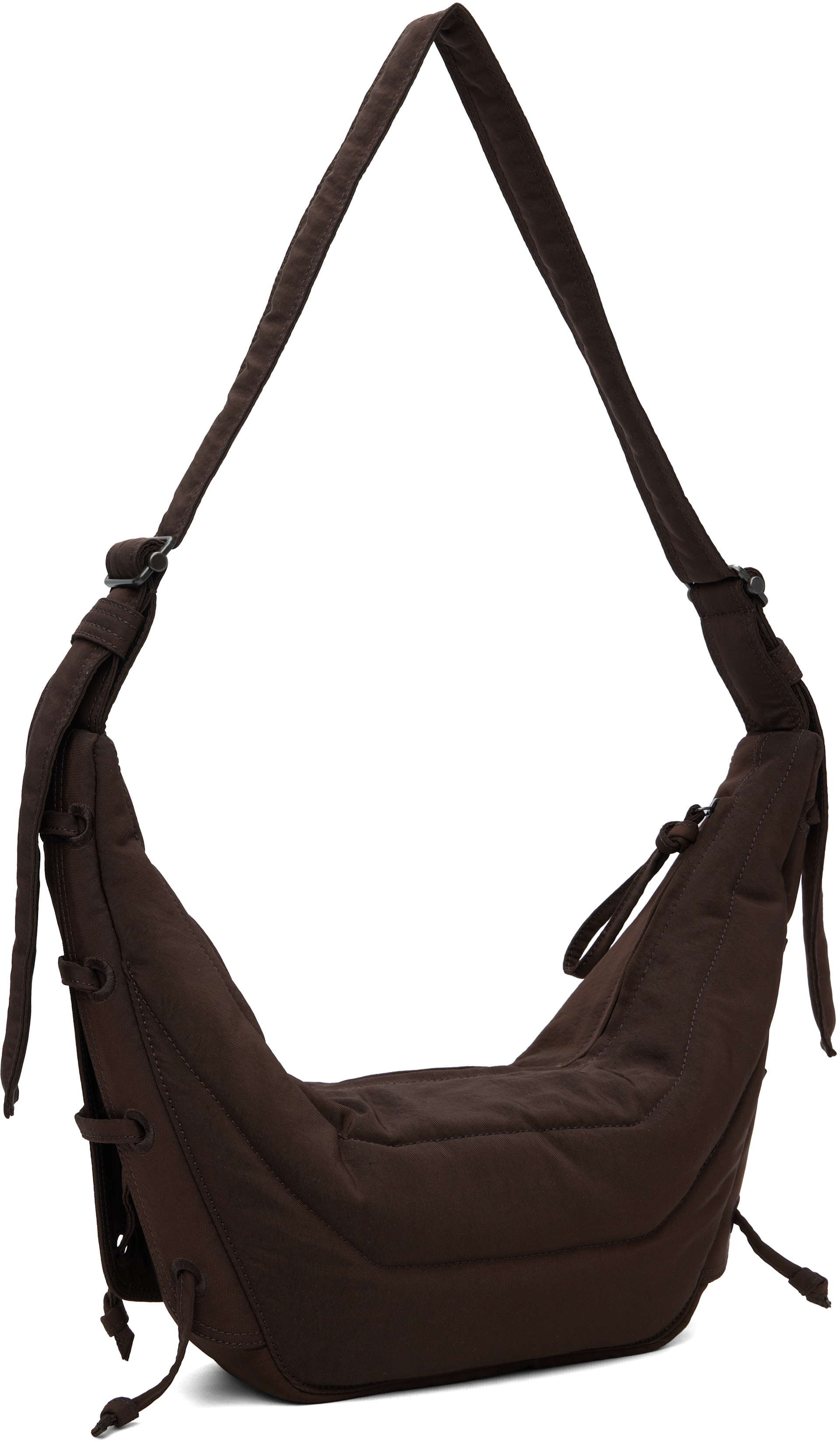 LEMAIRE - Petit sac Soft Game brun