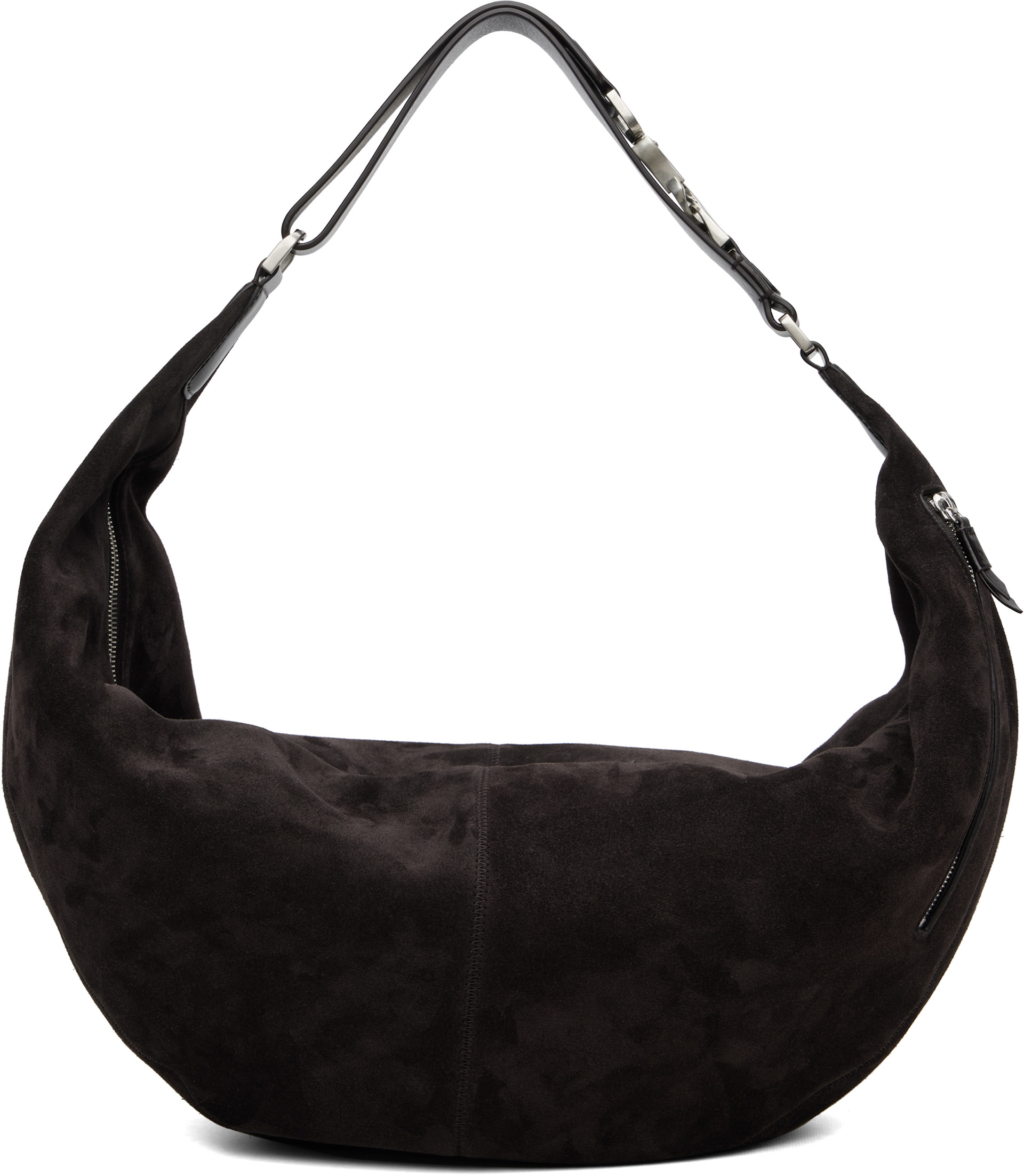 LEMAIRE: Brown Large Quiver Clip Bag | SSENSE
