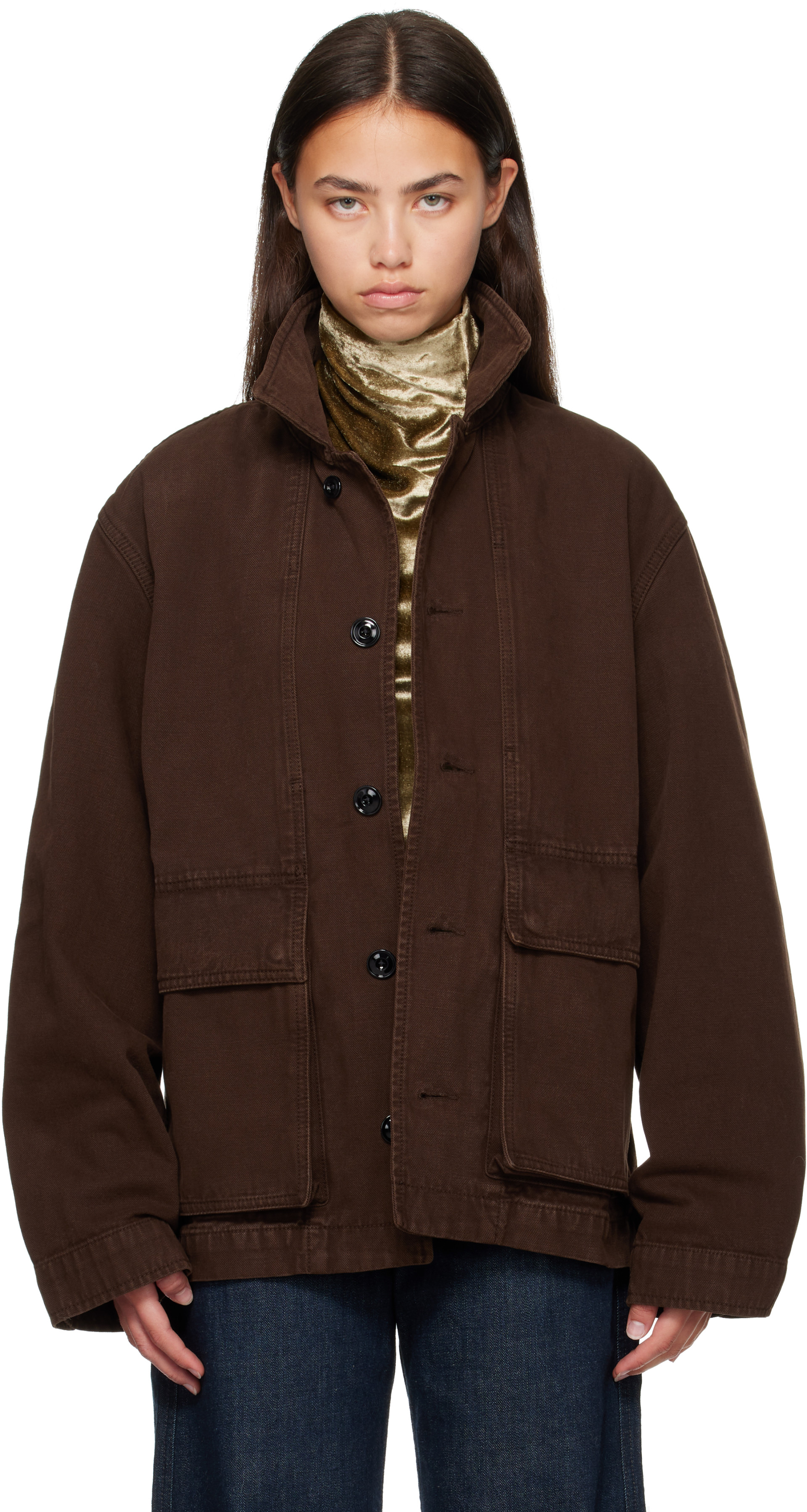 LEMAIRE - Brown Boxy Jacket