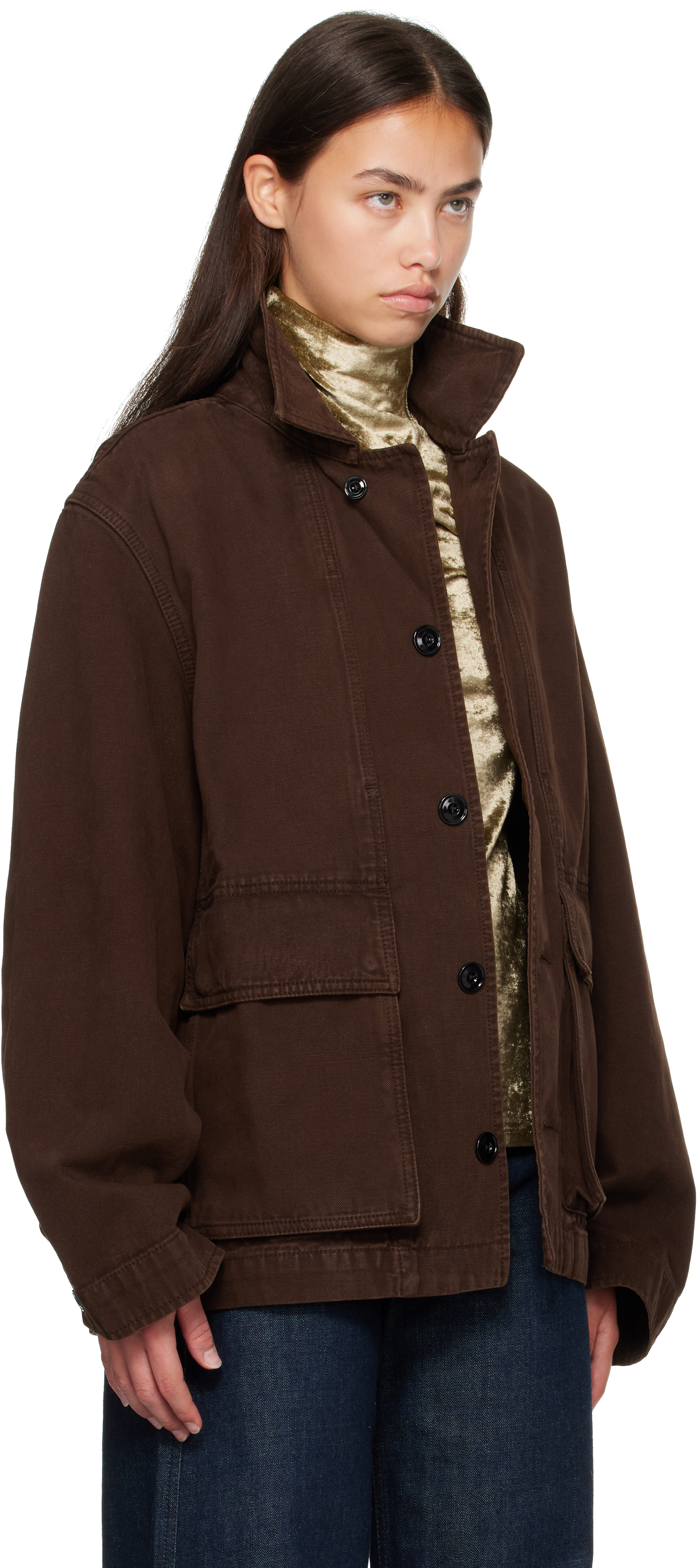 LEMAIRE - Brown Boxy Jacket