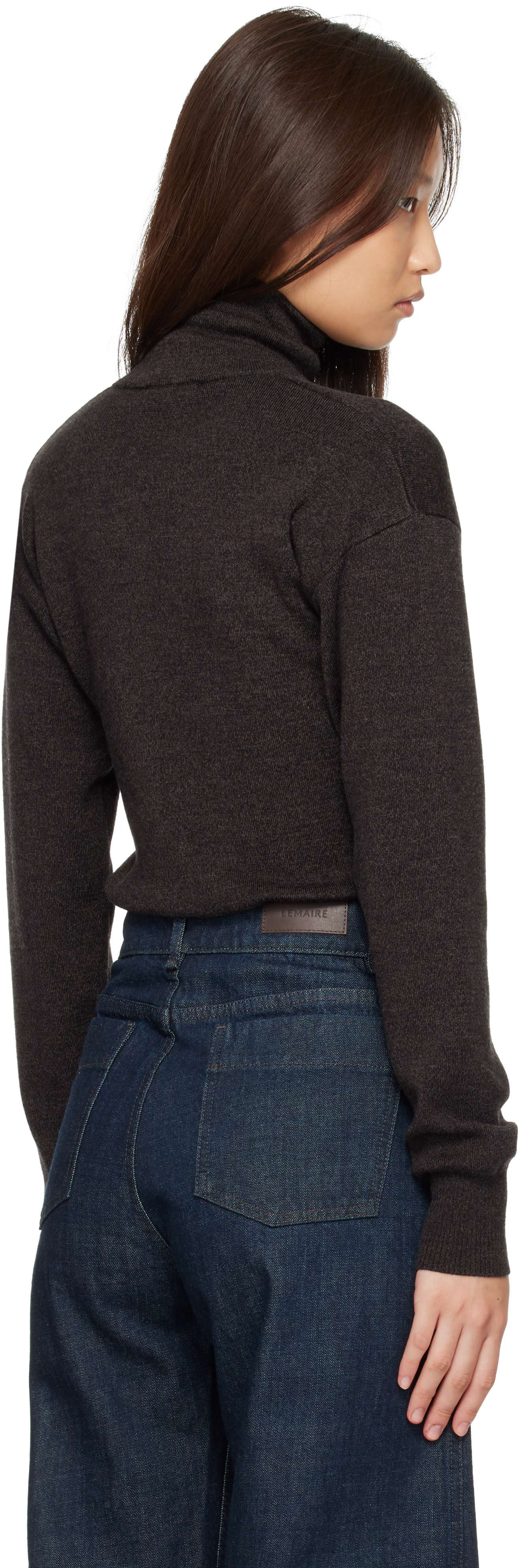LEMAIRE - Cardigan noir à boutons