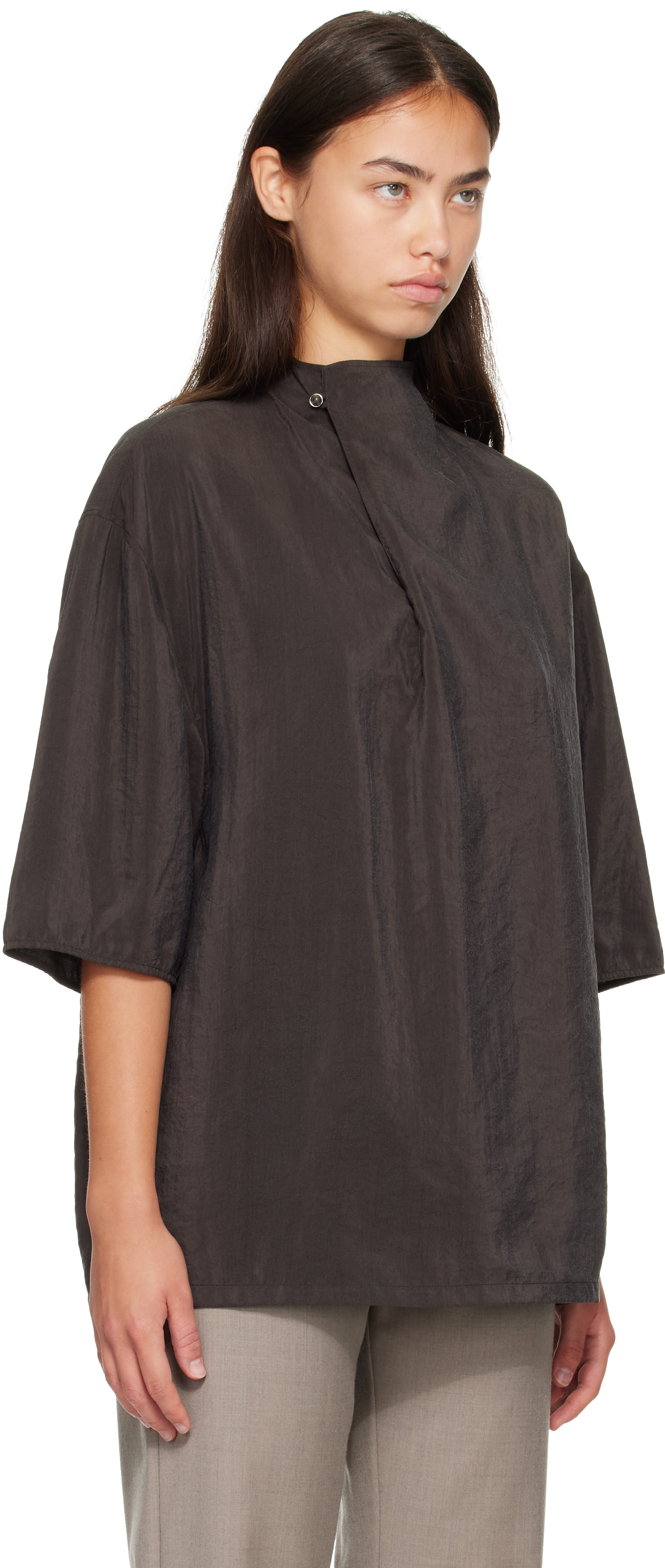 LEMAIRE - グレー Soft Collar トップス