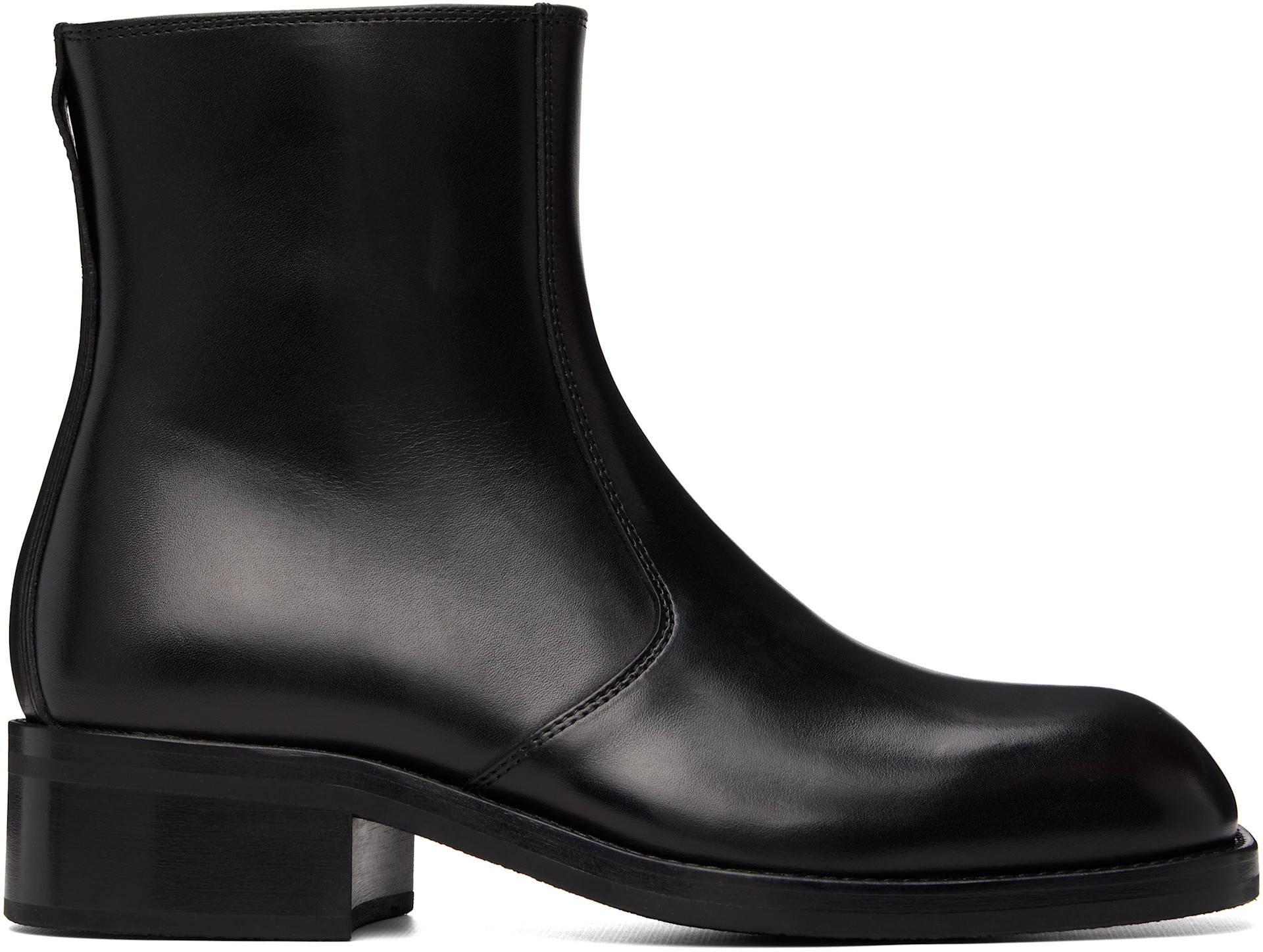 LEMAIRE - Bottines noires à glissière