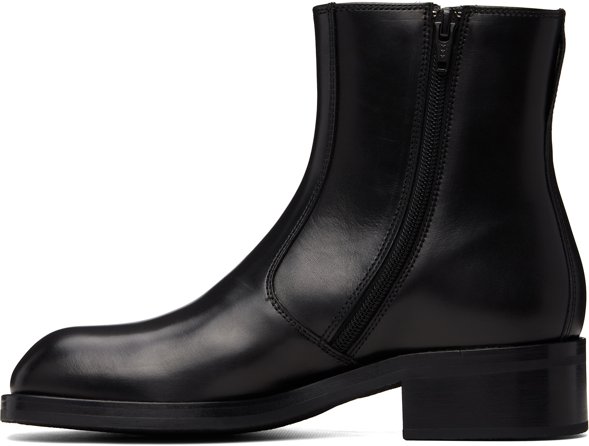LEMAIRE - Bottines noires à glissière