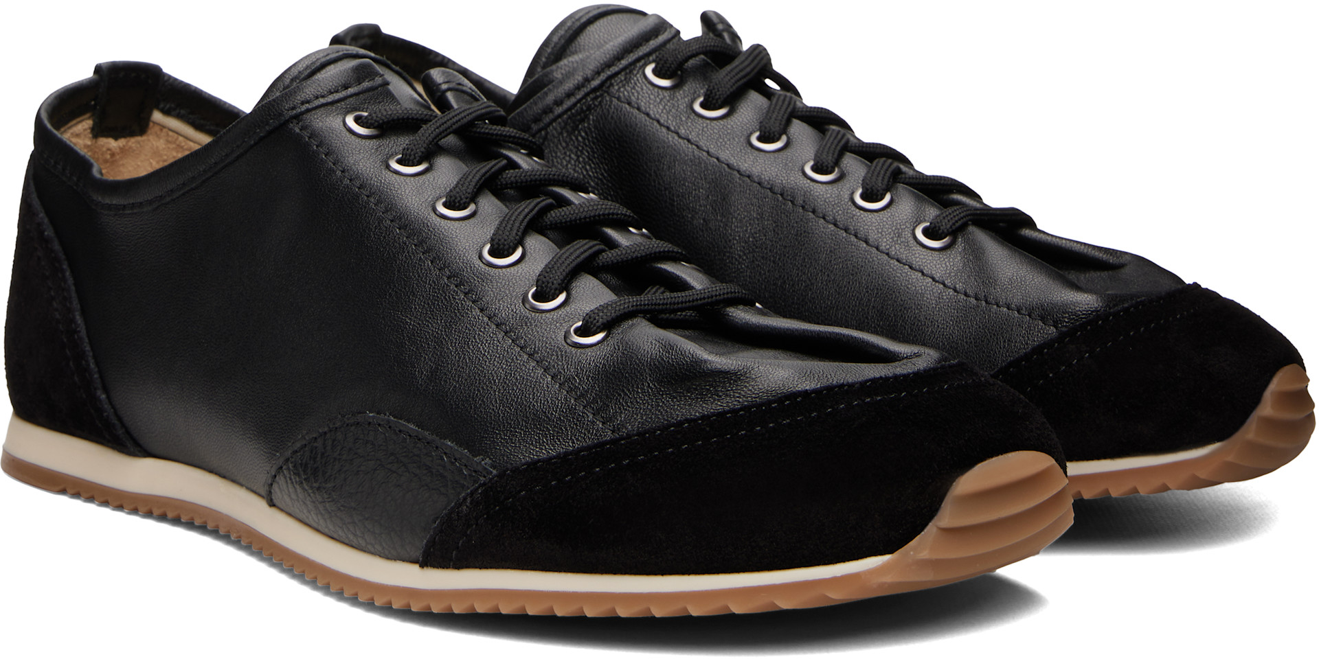 LEMAIRE: Black Gummy Grips Sneakers | SSENSE
