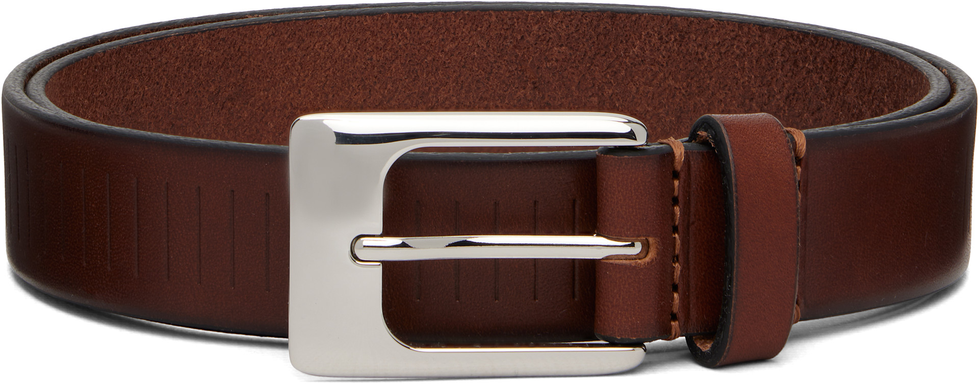 LEMAIRE: Tan Rail 25 MM Belt | SSENSE