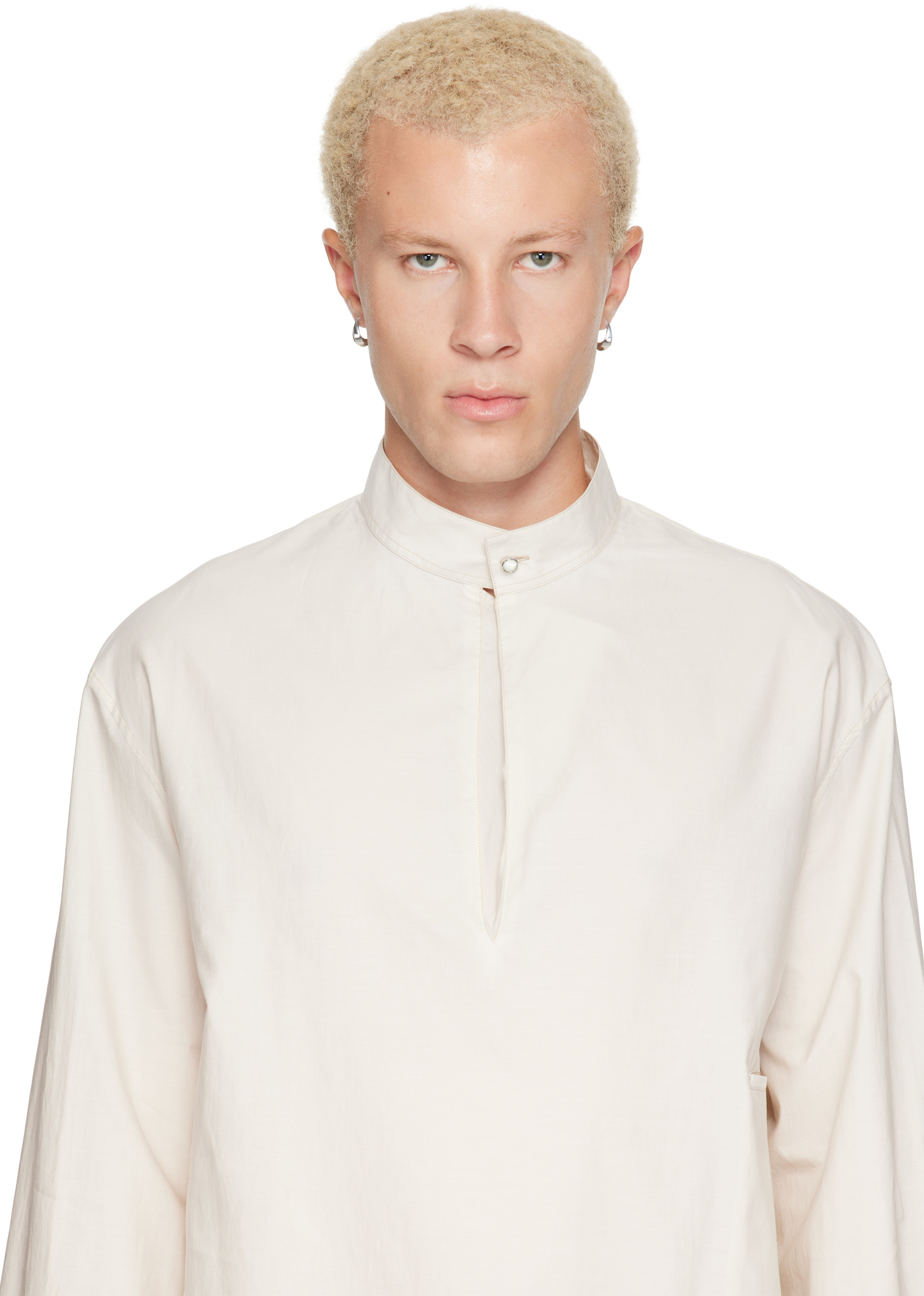 LEMAIRE - Curved Mini Drop 耳环
