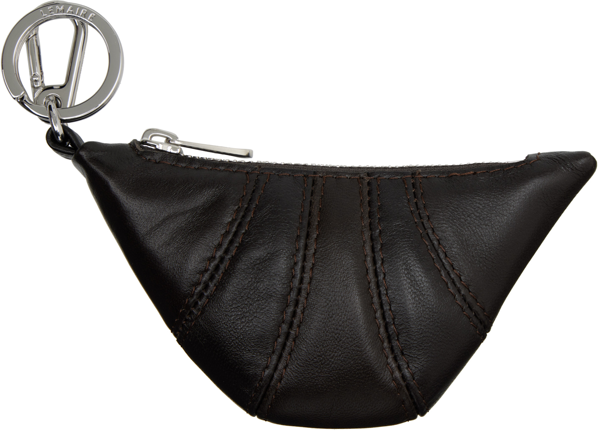LEMAIRE - Brown Mini Croissant Keychain