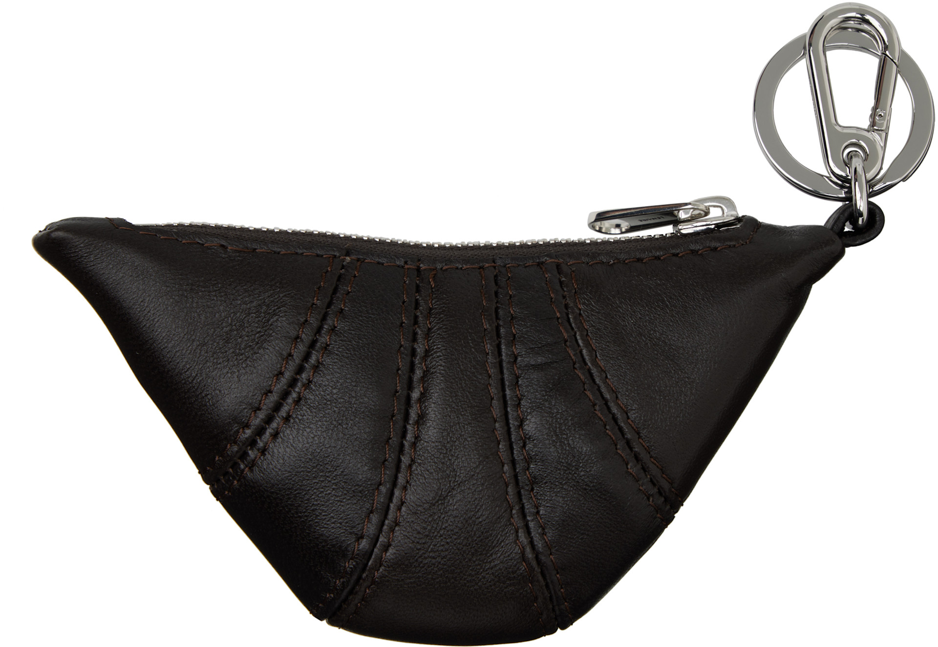 LEMAIRE - Brown Mini Croissant Keychain