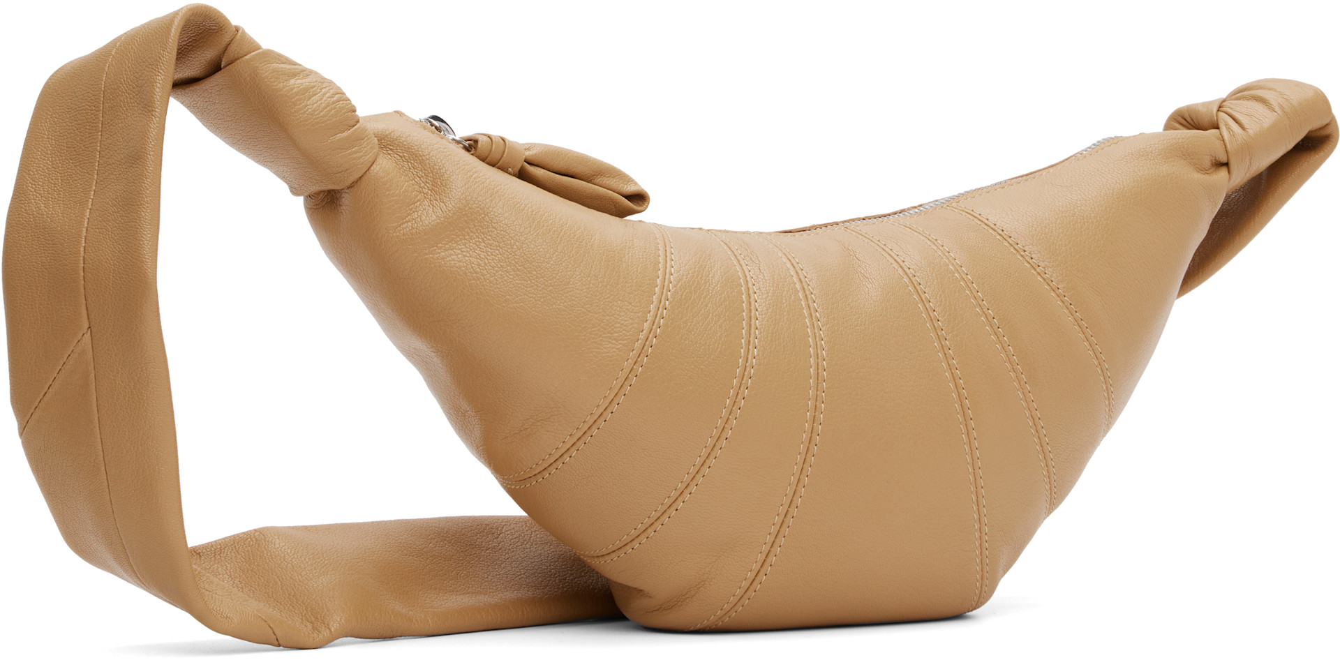 LEMAIRE: Yellow Small Croissant Bag | SSENSE
