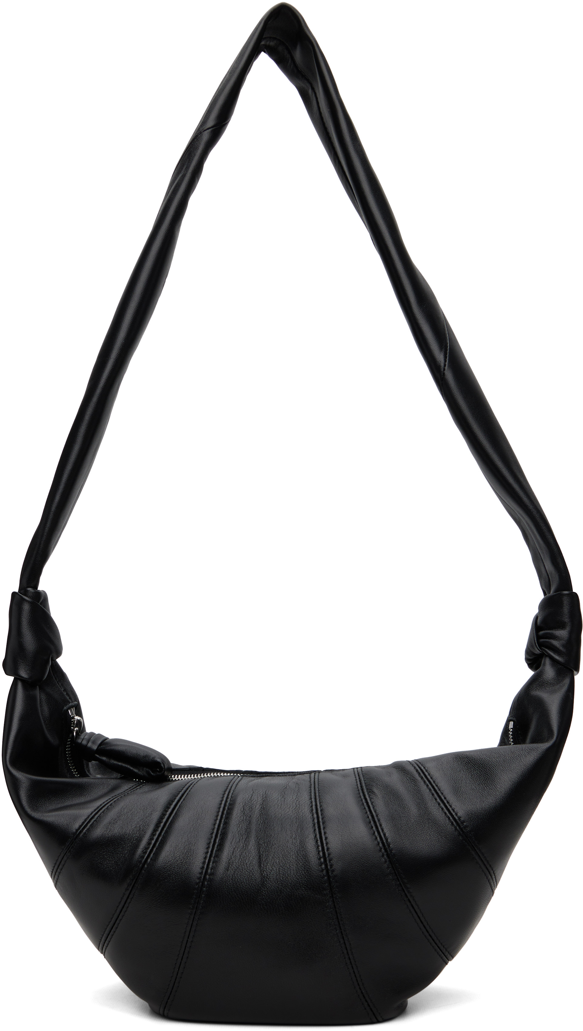 LEMAIRE - Black Medium Croissant Bag