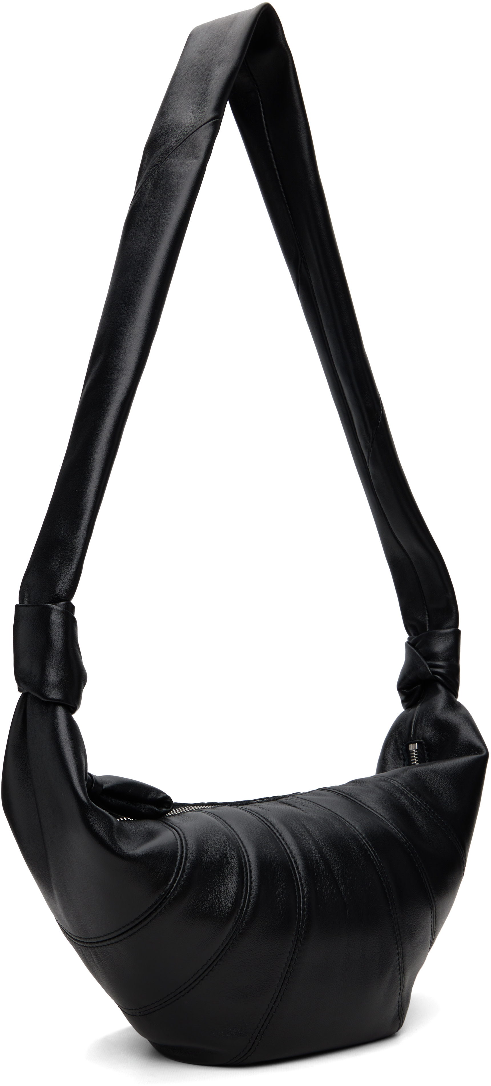 LEMAIRE - Black Medium Croissant Bag