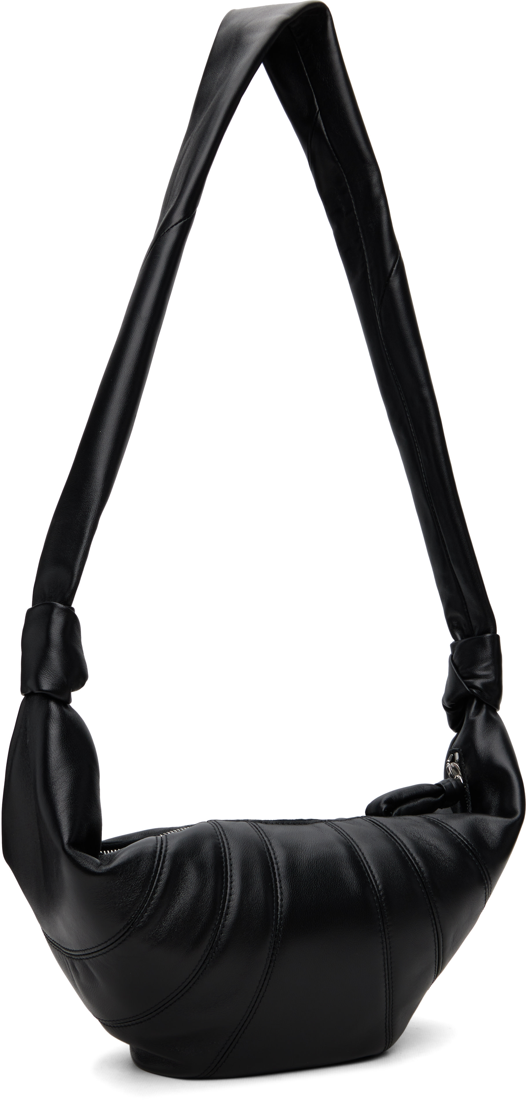 LEMAIRE - Black Medium Croissant Bag
