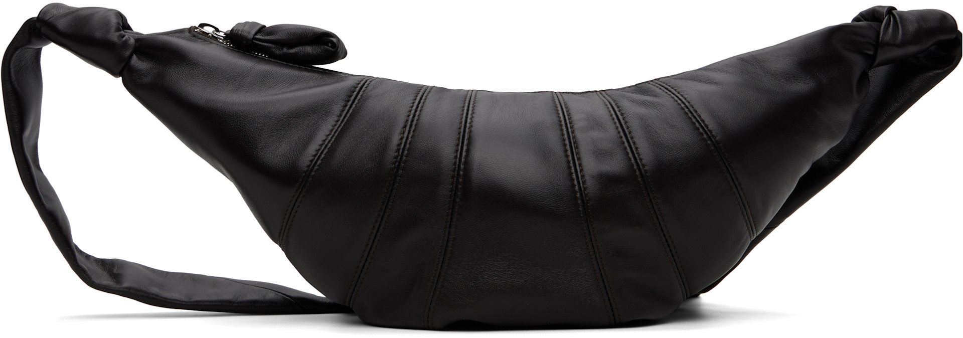 LEMAIRE - Brown Medium Croissant Leather Bag