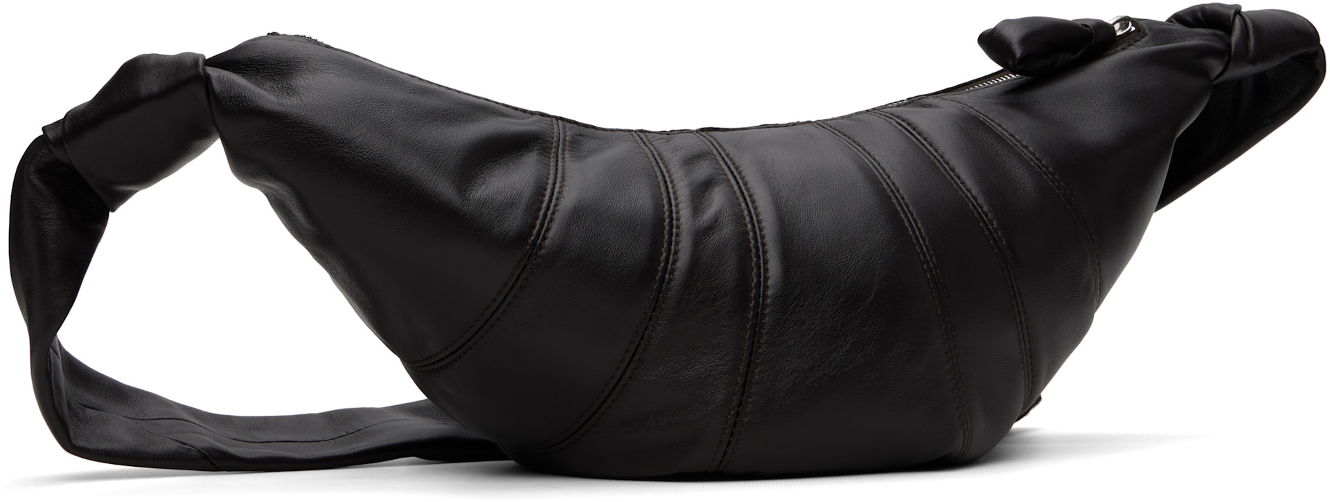 LEMAIRE - Brown Medium Croissant Leather Bag
