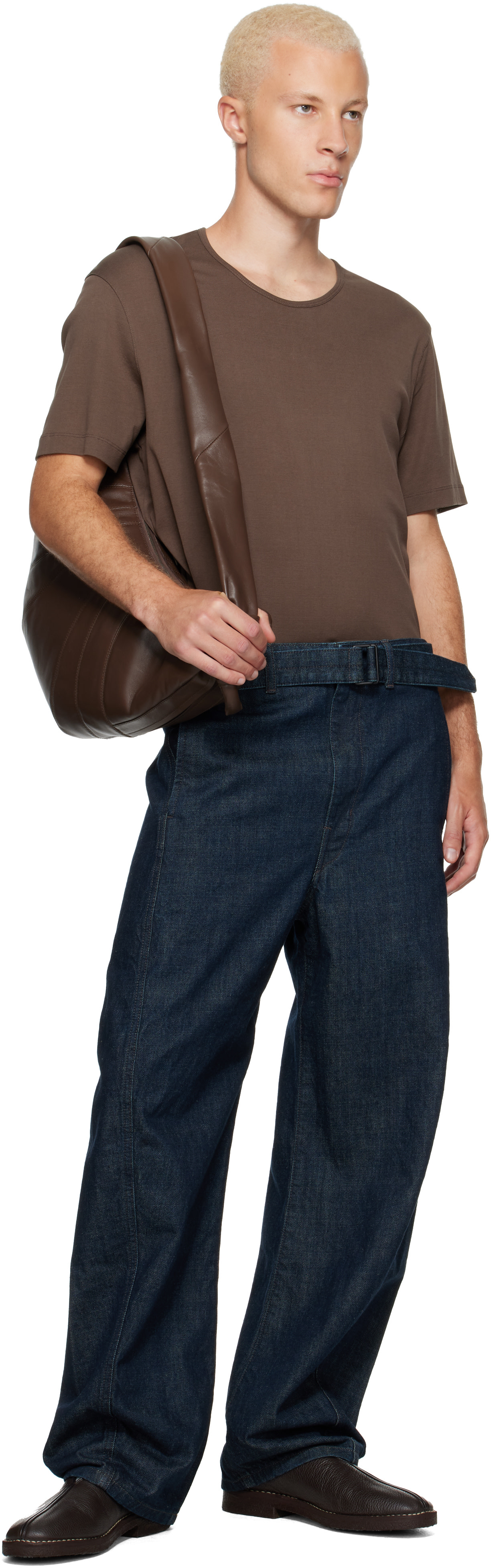 LEMAIRE - Brown Large Croissant Bag