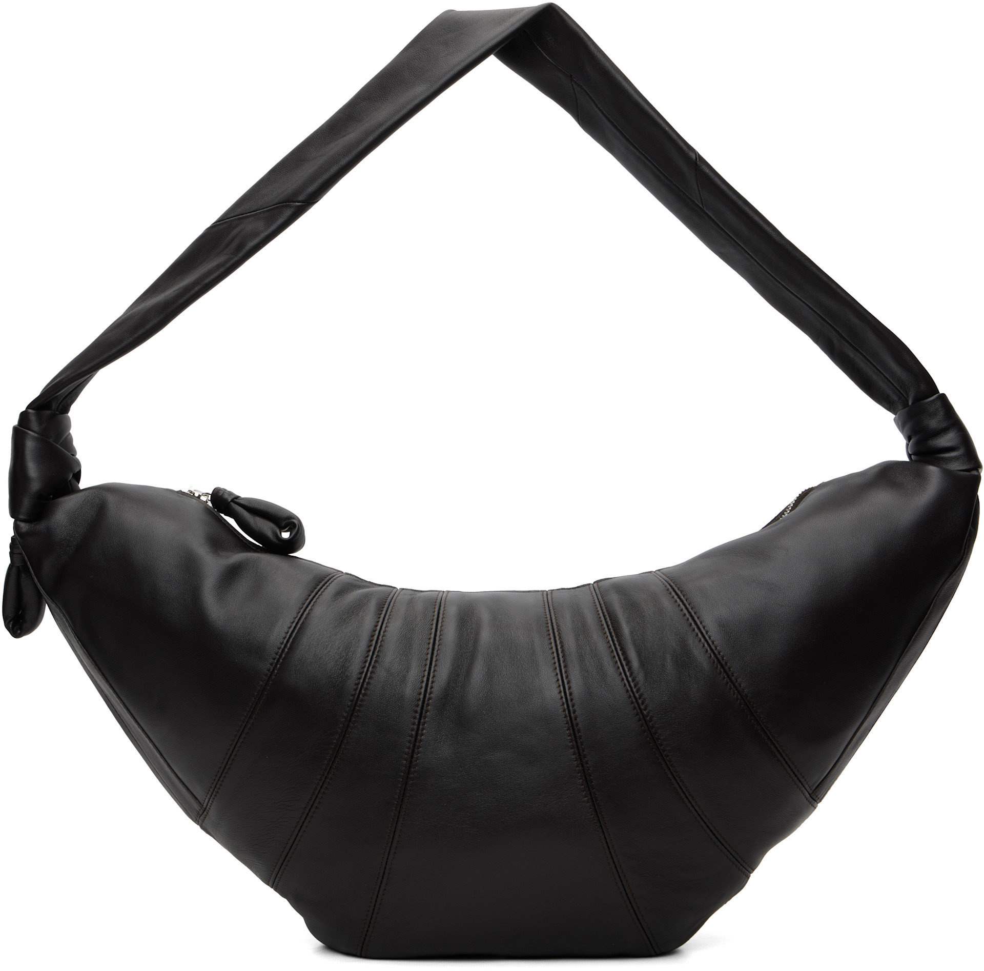 LEMAIRE - Brown Large Croissant Bag