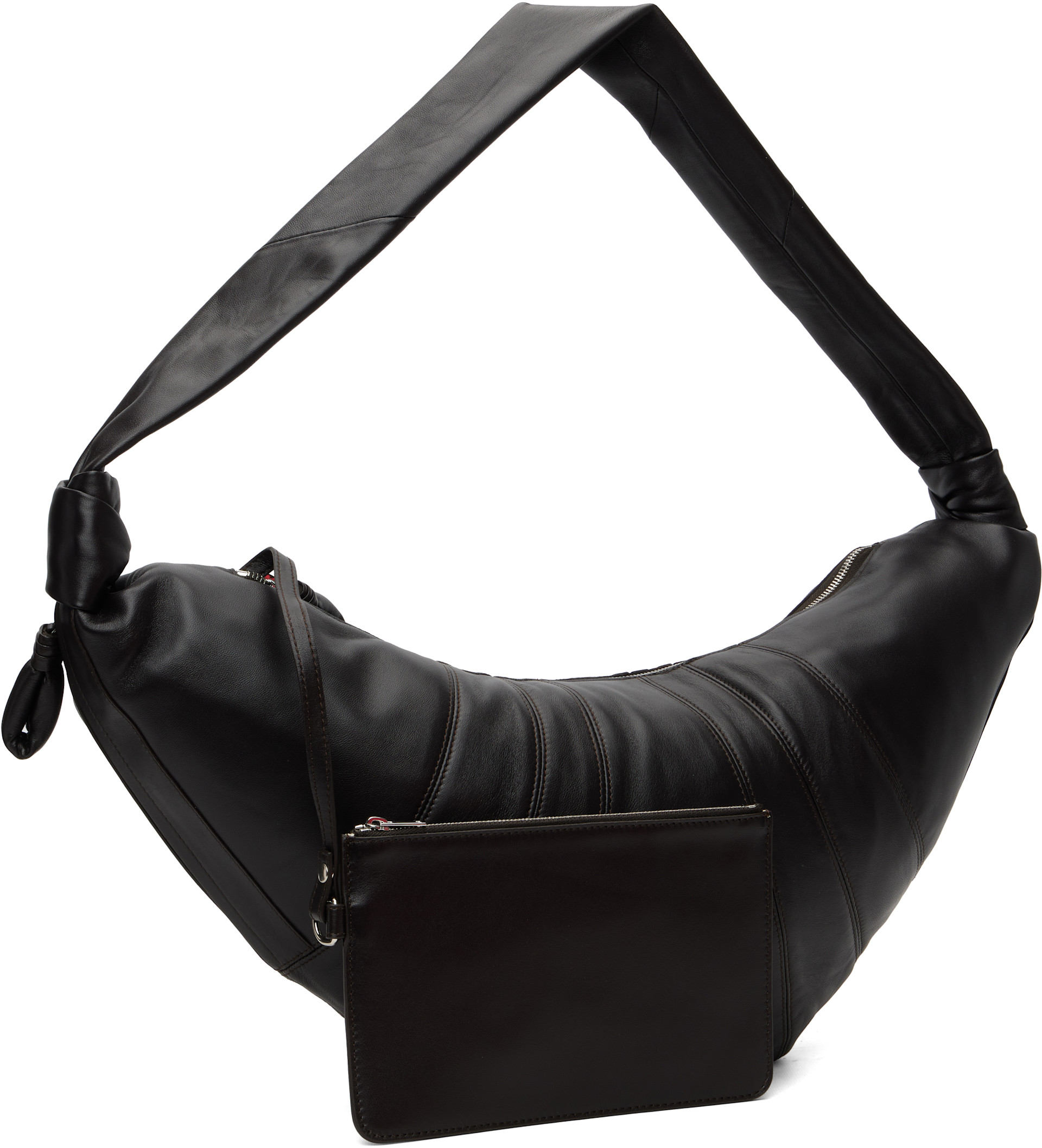 LEMAIRE - Brown Large Croissant Bag