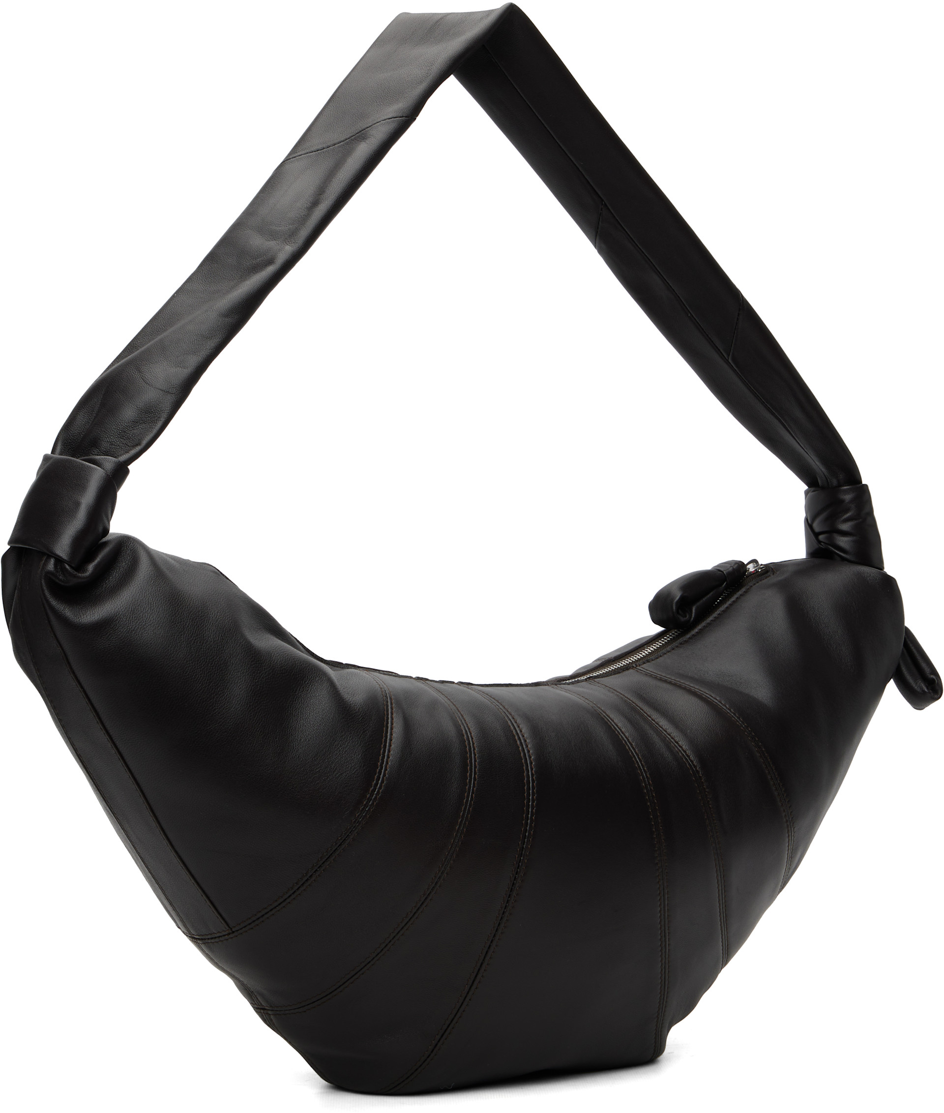 LEMAIRE - Brown Large Croissant Bag