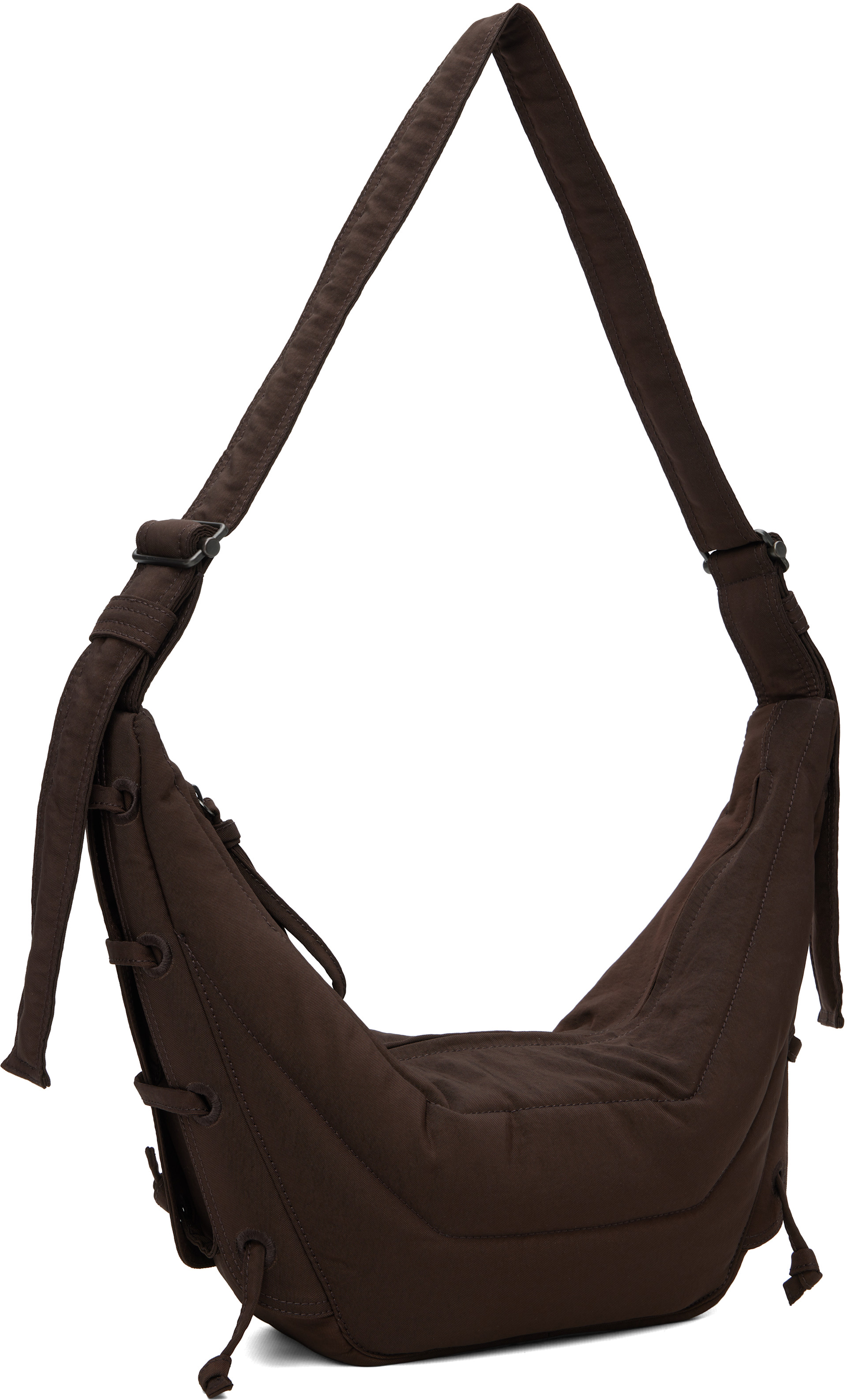 LEMAIRE - Petit sac Soft Game brun