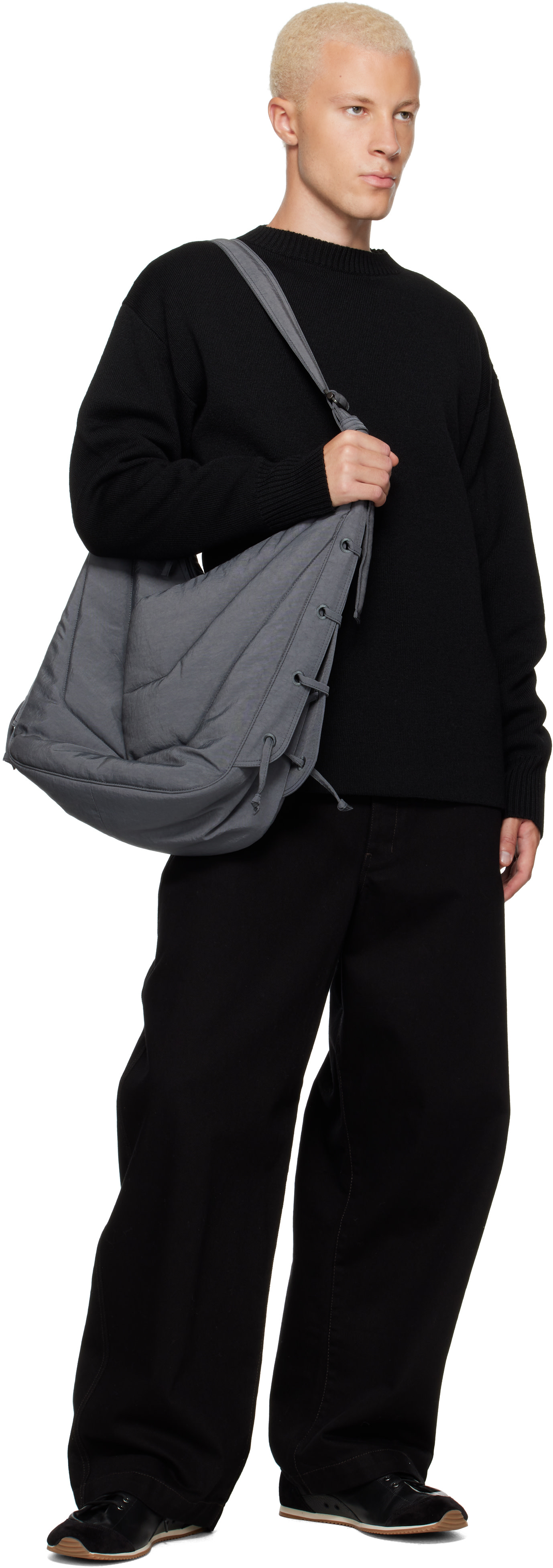 LEMAIRE - Gray Large Soft Game Bag