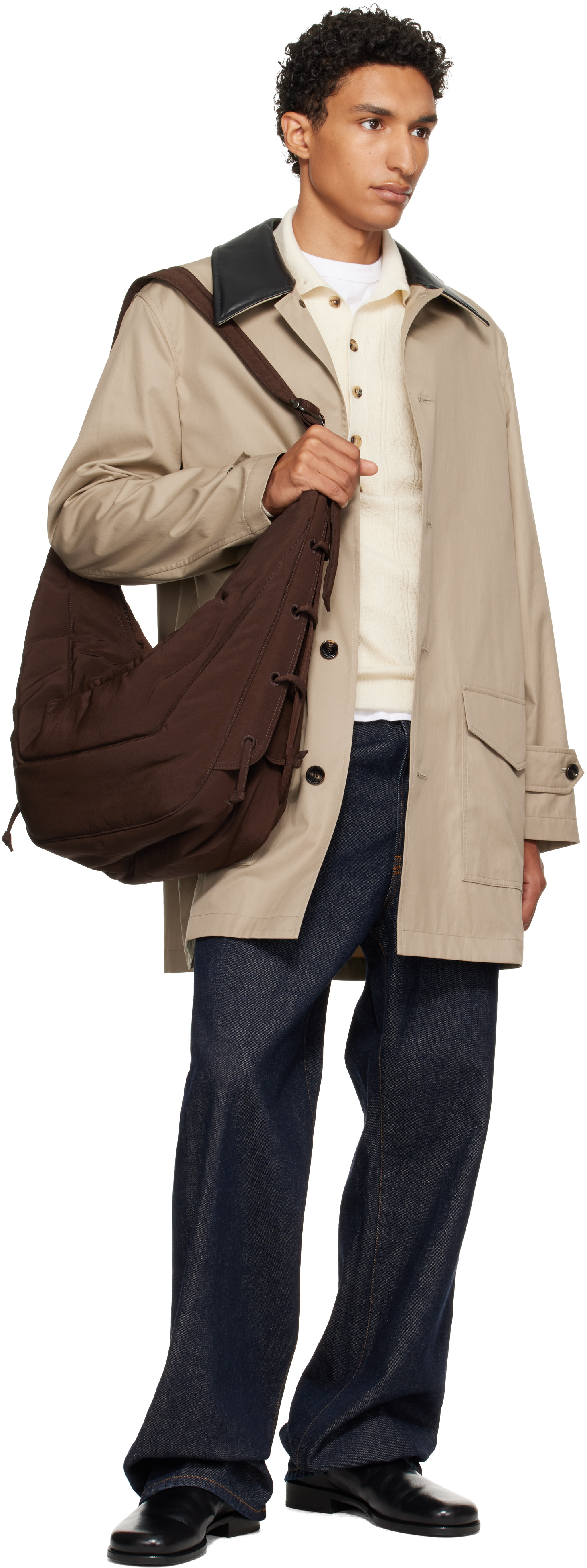 LEMAIRE - Brown Large Soft Game Bag