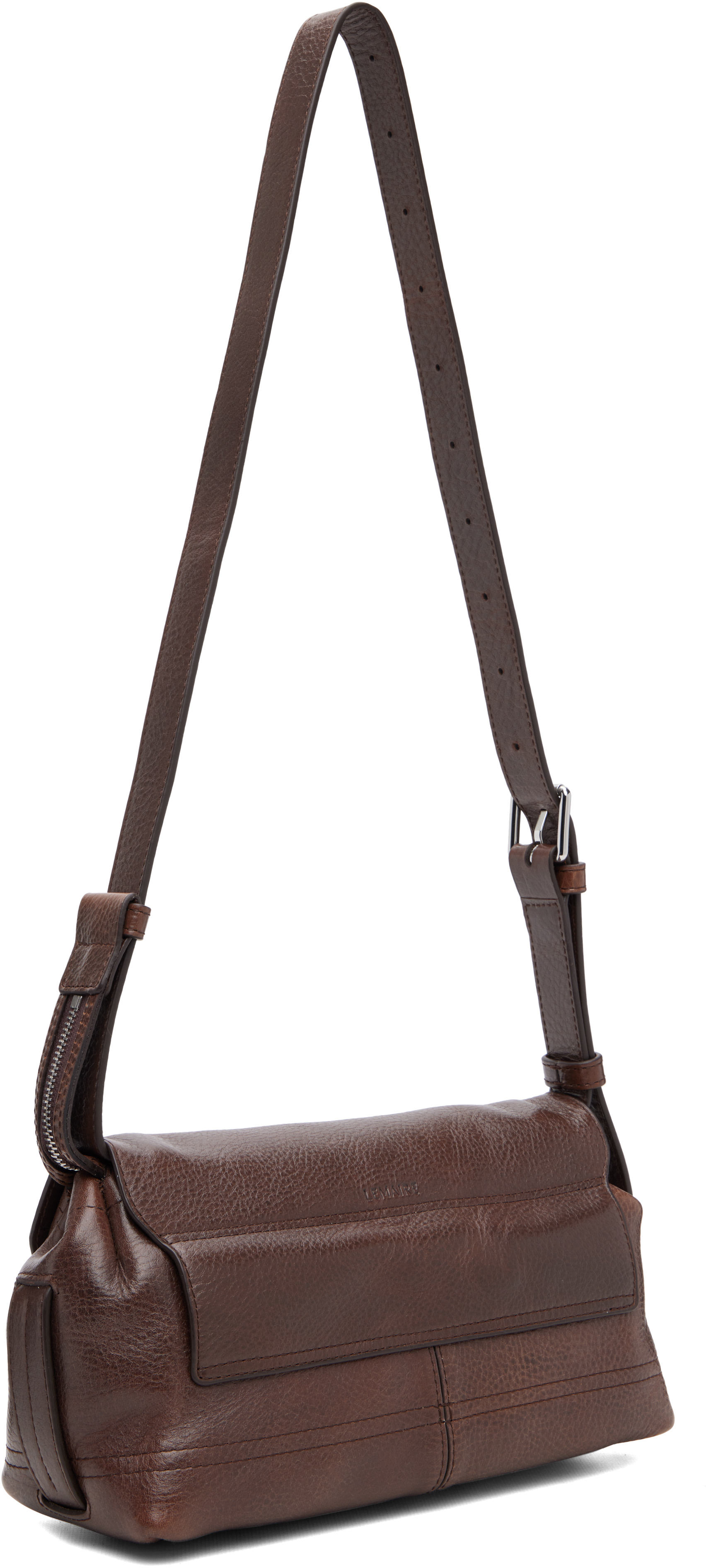 LEMAIRE - Petit sac Gear brun