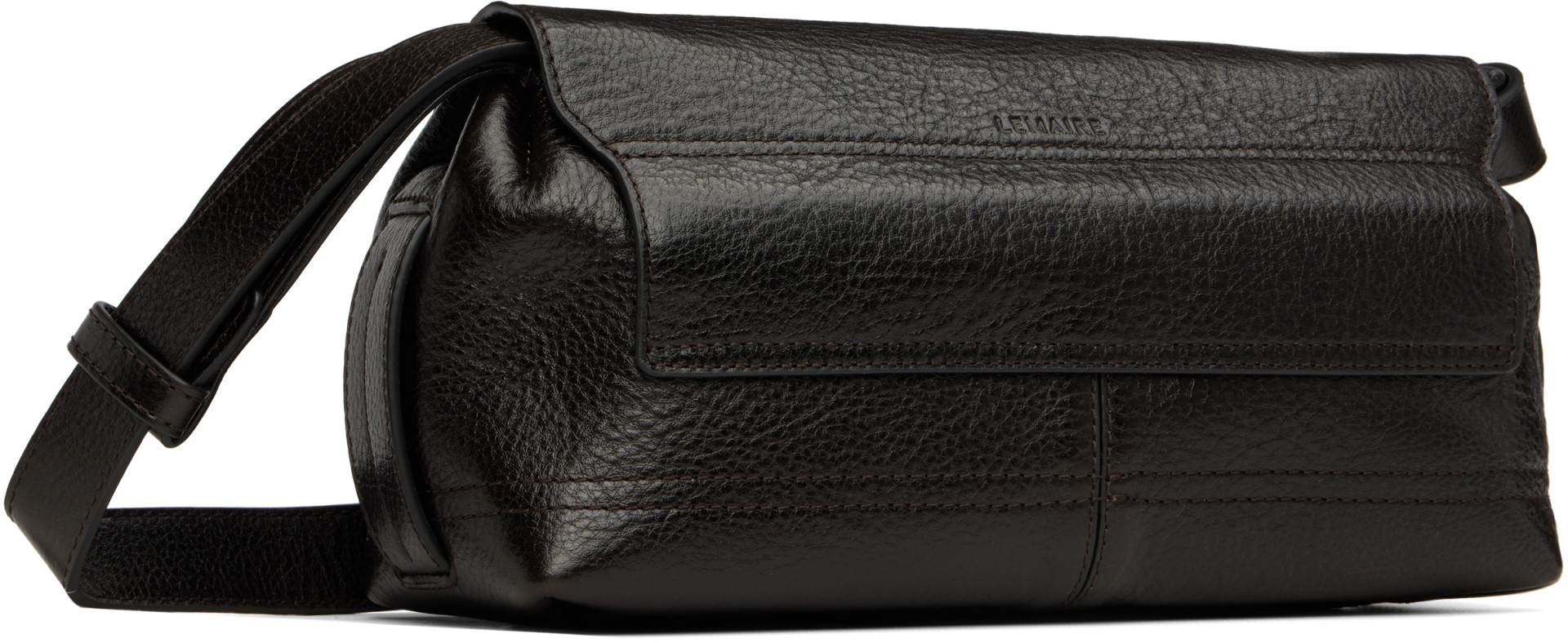 LEMAIRE - Petit sac Gear brun