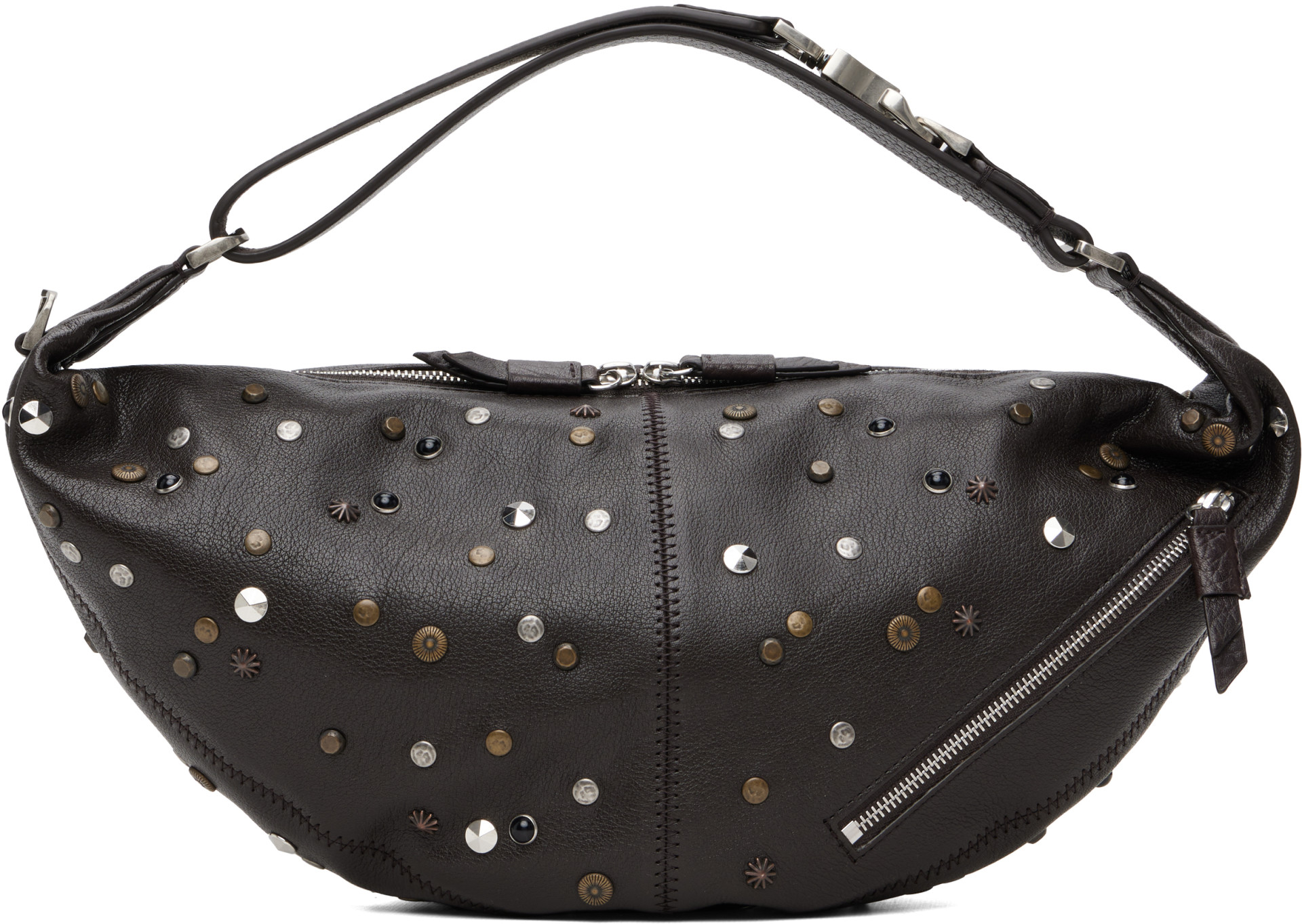LEMAIRE - Brown Mini Quiver Clip Bag