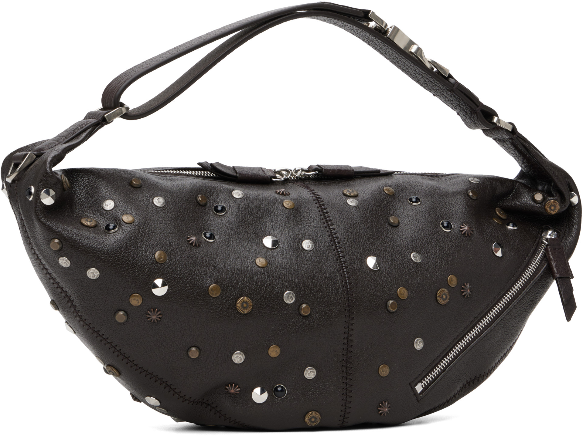 LEMAIRE - Brown Mini Quiver Clip Bag