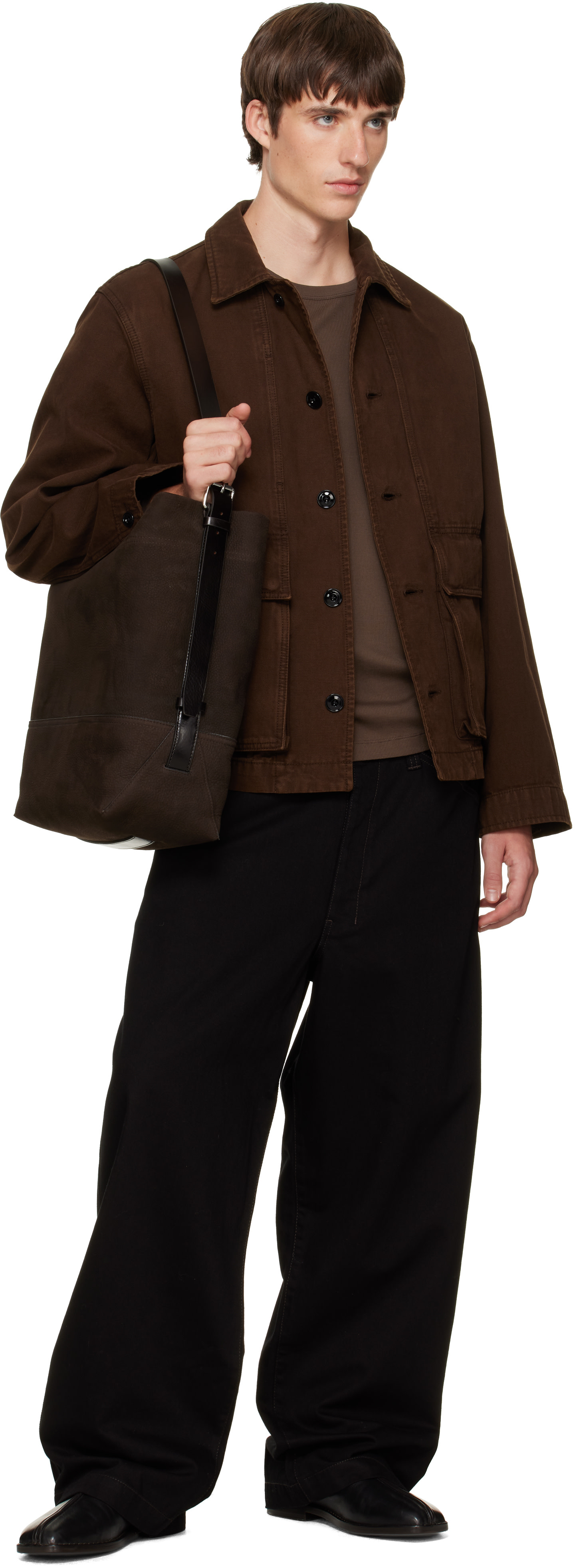 LEMAIRE - Brown Belted Tote