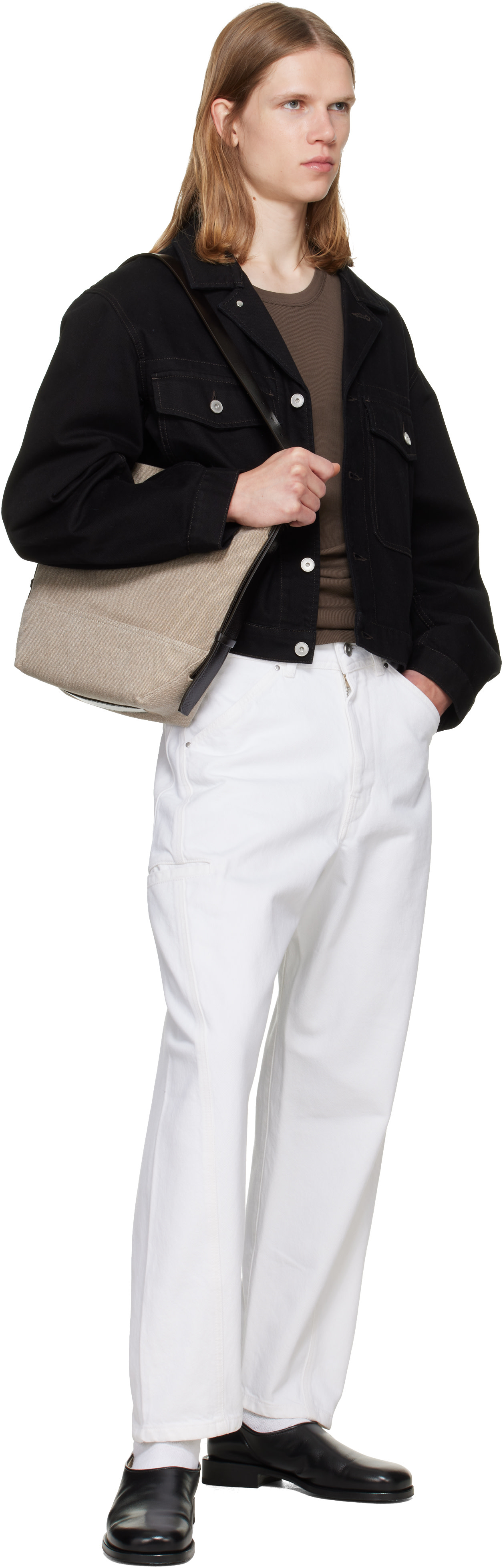 LEMAIRE - Beige Small Belted Tote