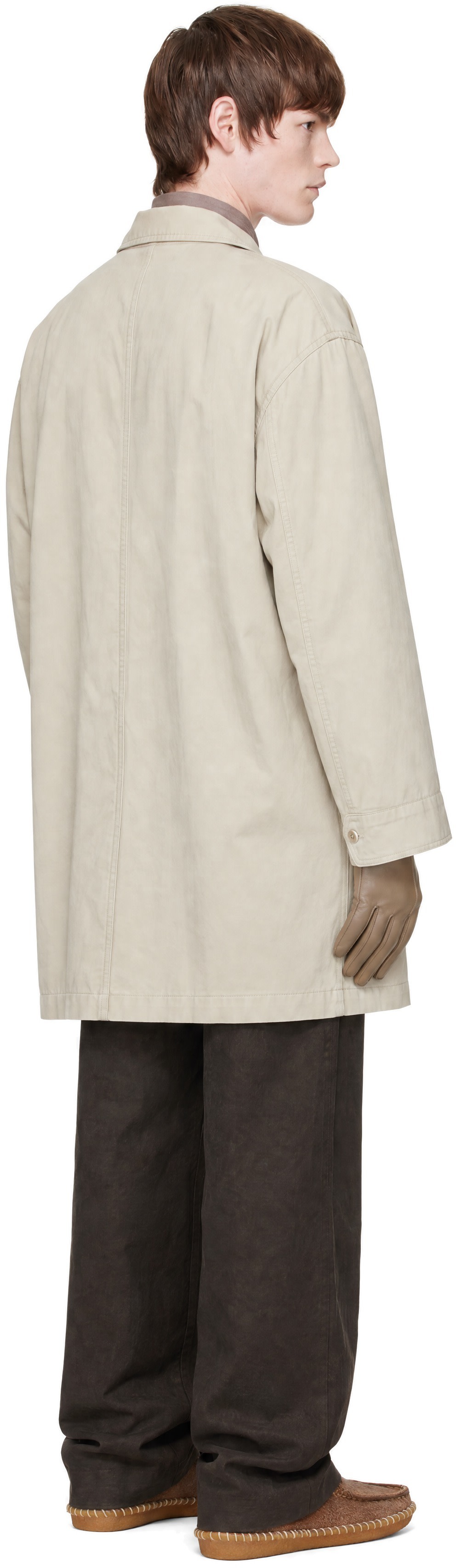 LEMAIRE - Beige Military Parka Coat