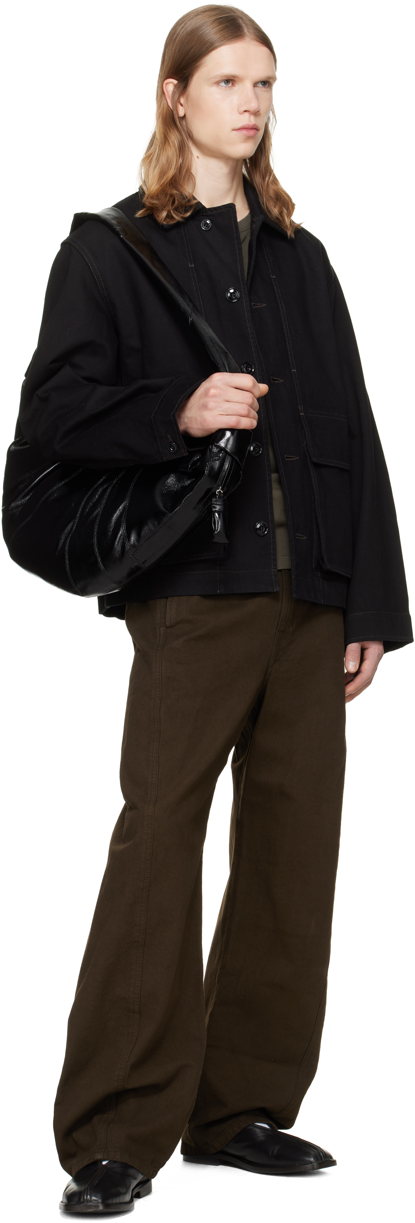 LEMAIRE - Black Boxy Denim Jacket