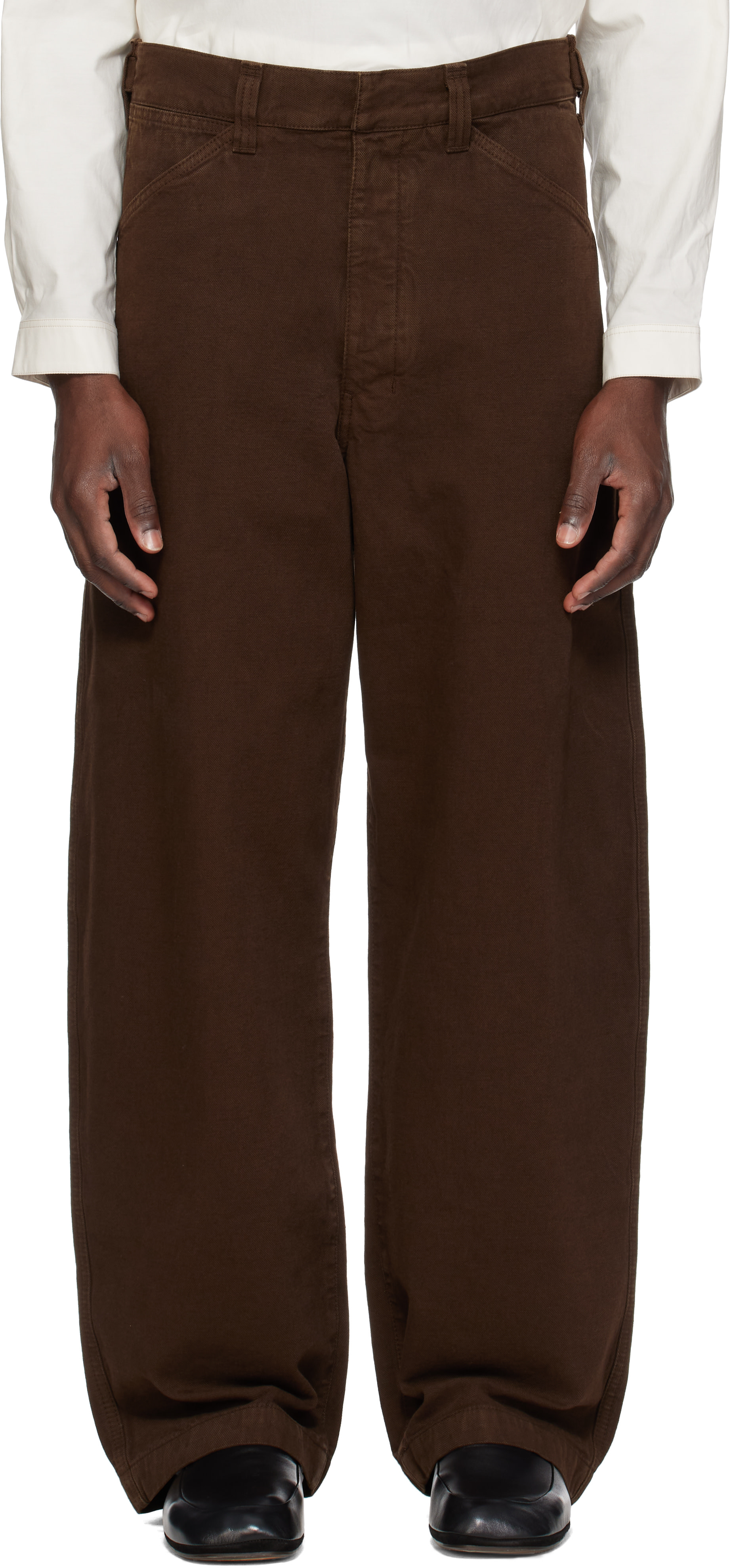 LEMAIRE - ブラウン Workwear オーバーサイズ ジーンズ