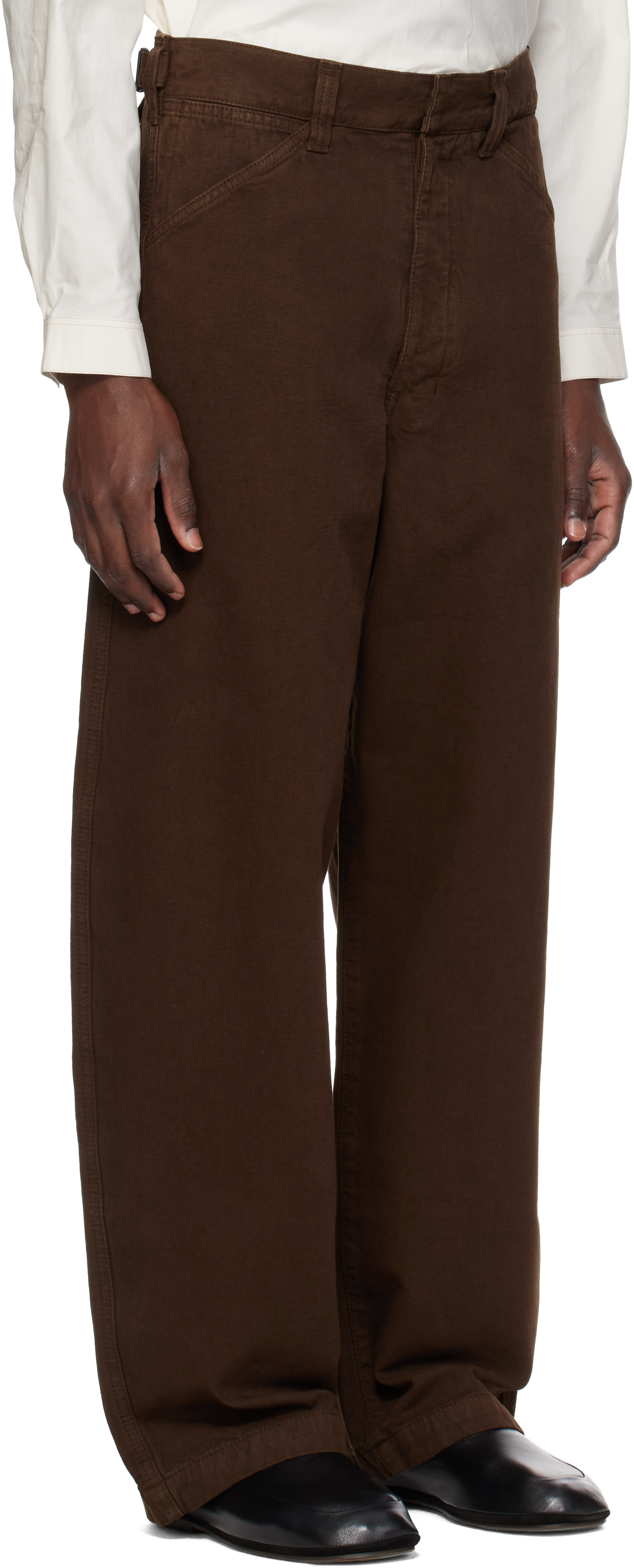 LEMAIRE - ブラウン Workwear オーバーサイズ ジーンズ