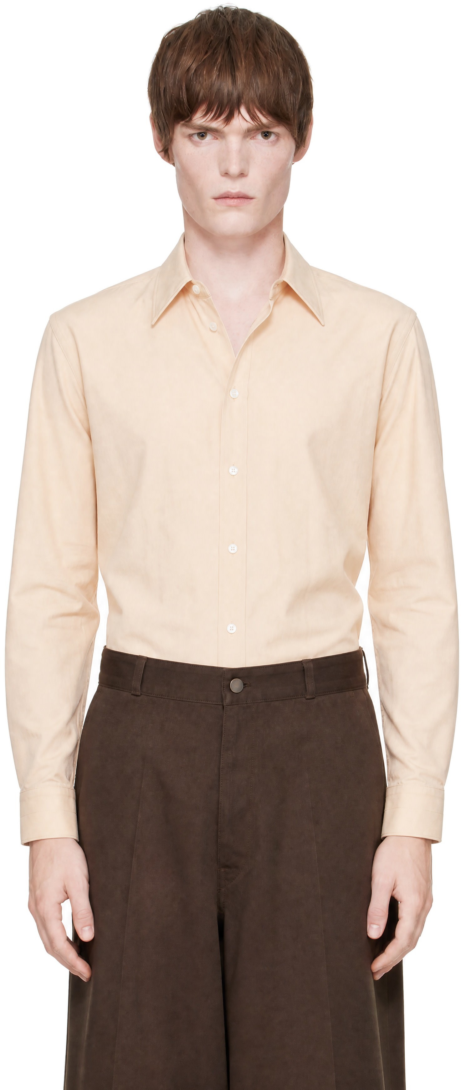 LEMAIRE - Chemise fluide beige