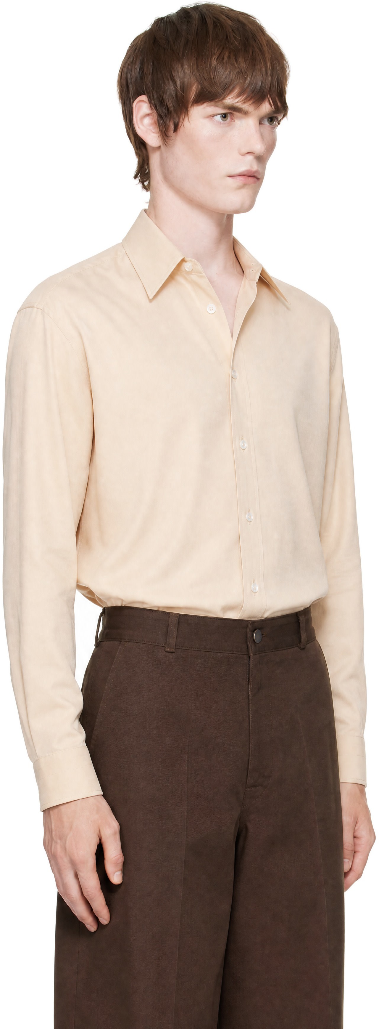 LEMAIRE - Chemise fluide beige