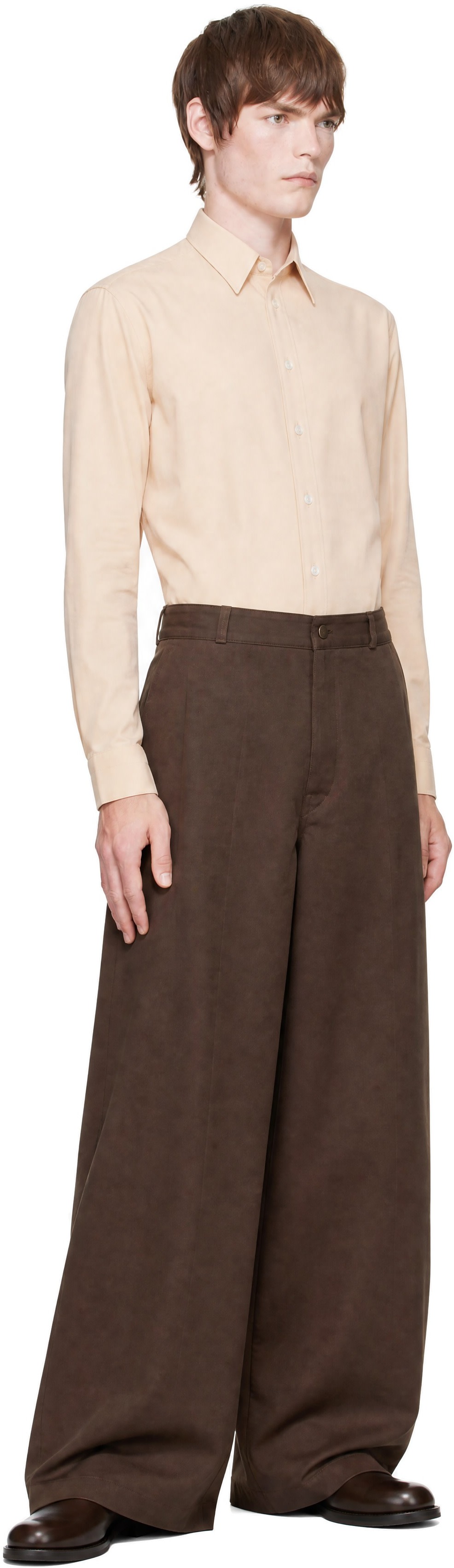 LEMAIRE - Beige Fluid Shirt