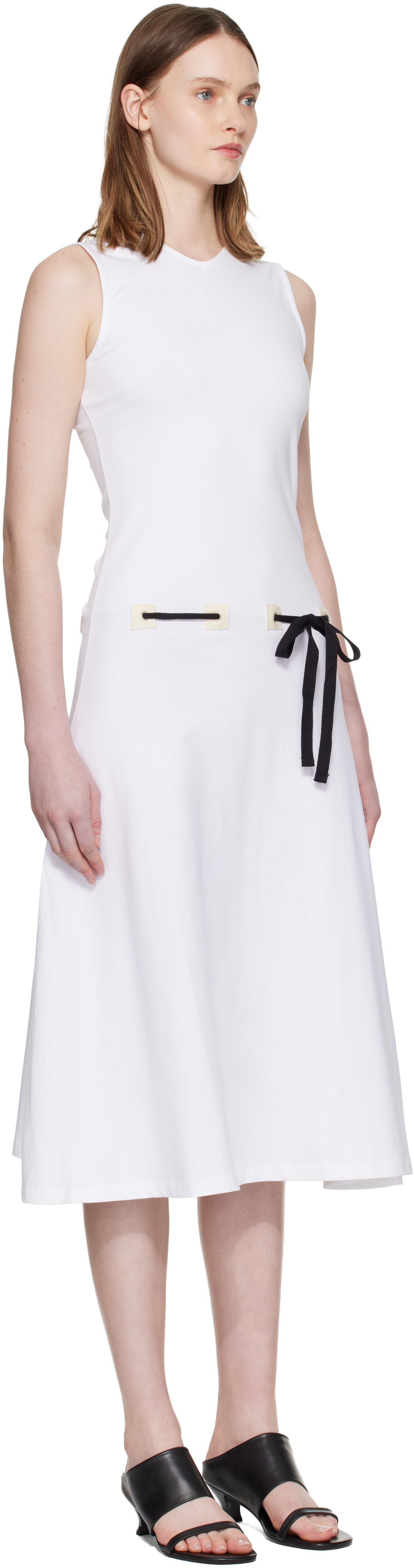 wool dress white Knitted slim fit midi merino this dress pairs beautifully with your favourite ankle boots or trainers Cream White Herringbone Wool Sheath