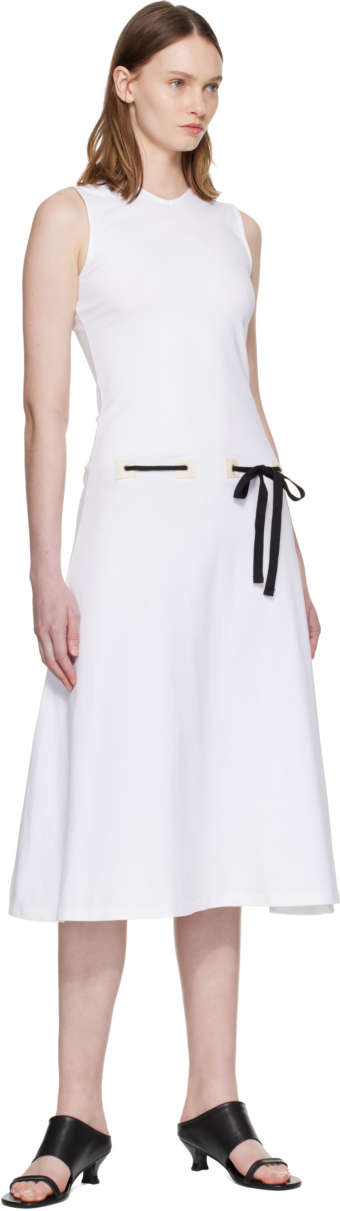 Paloma Wool: White Suni Midi Dress | SSENSE