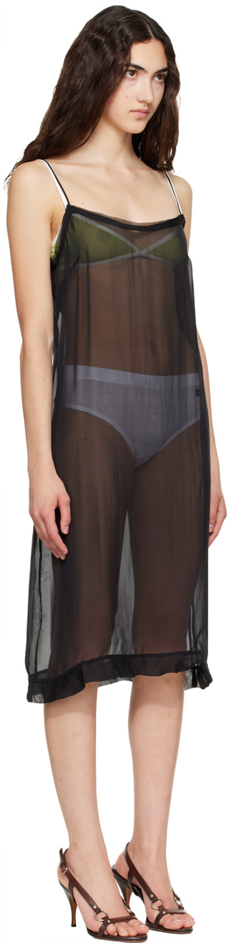 Paloma Wool - Robe midi Enos noire