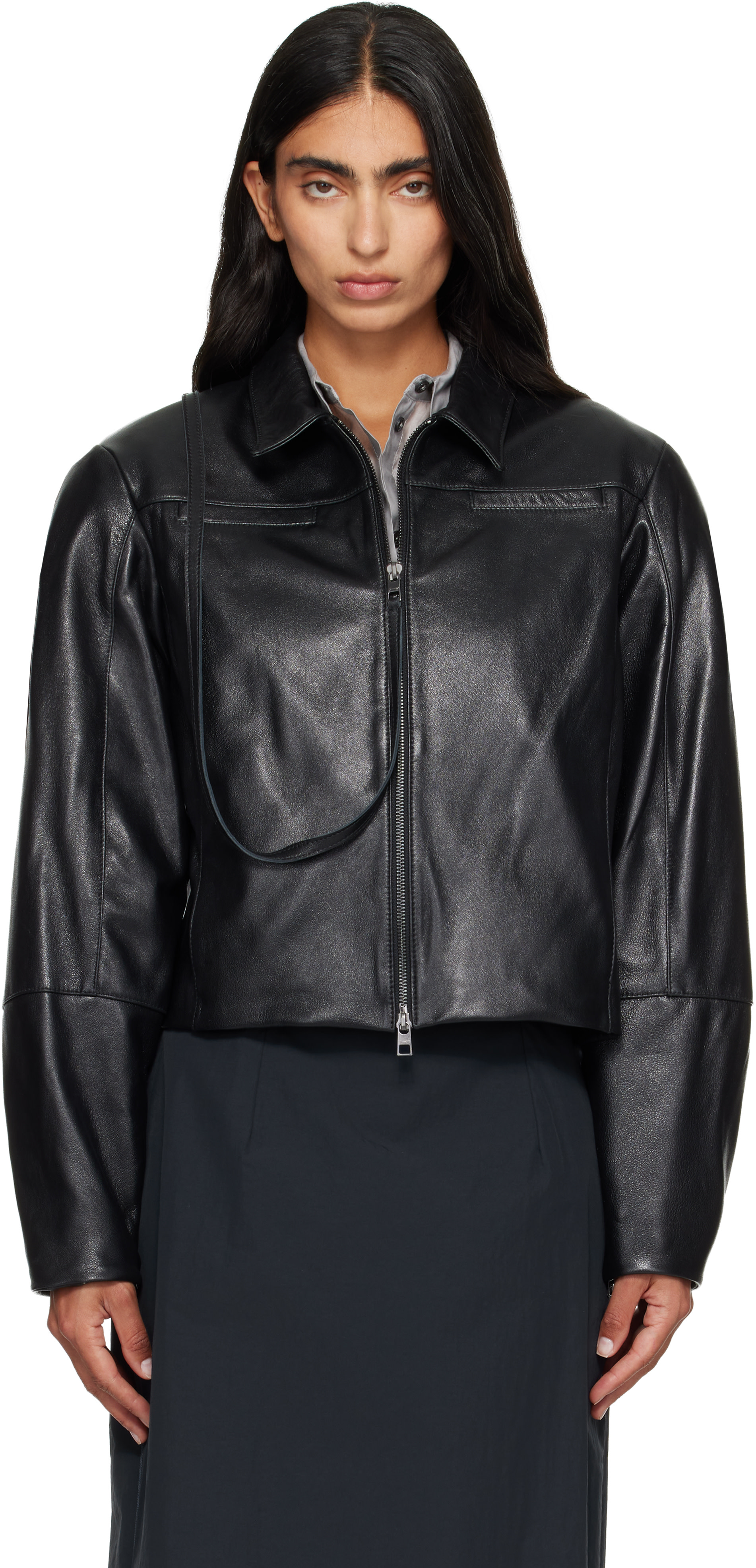Paloma Wool - Black Banui Leather Jacket